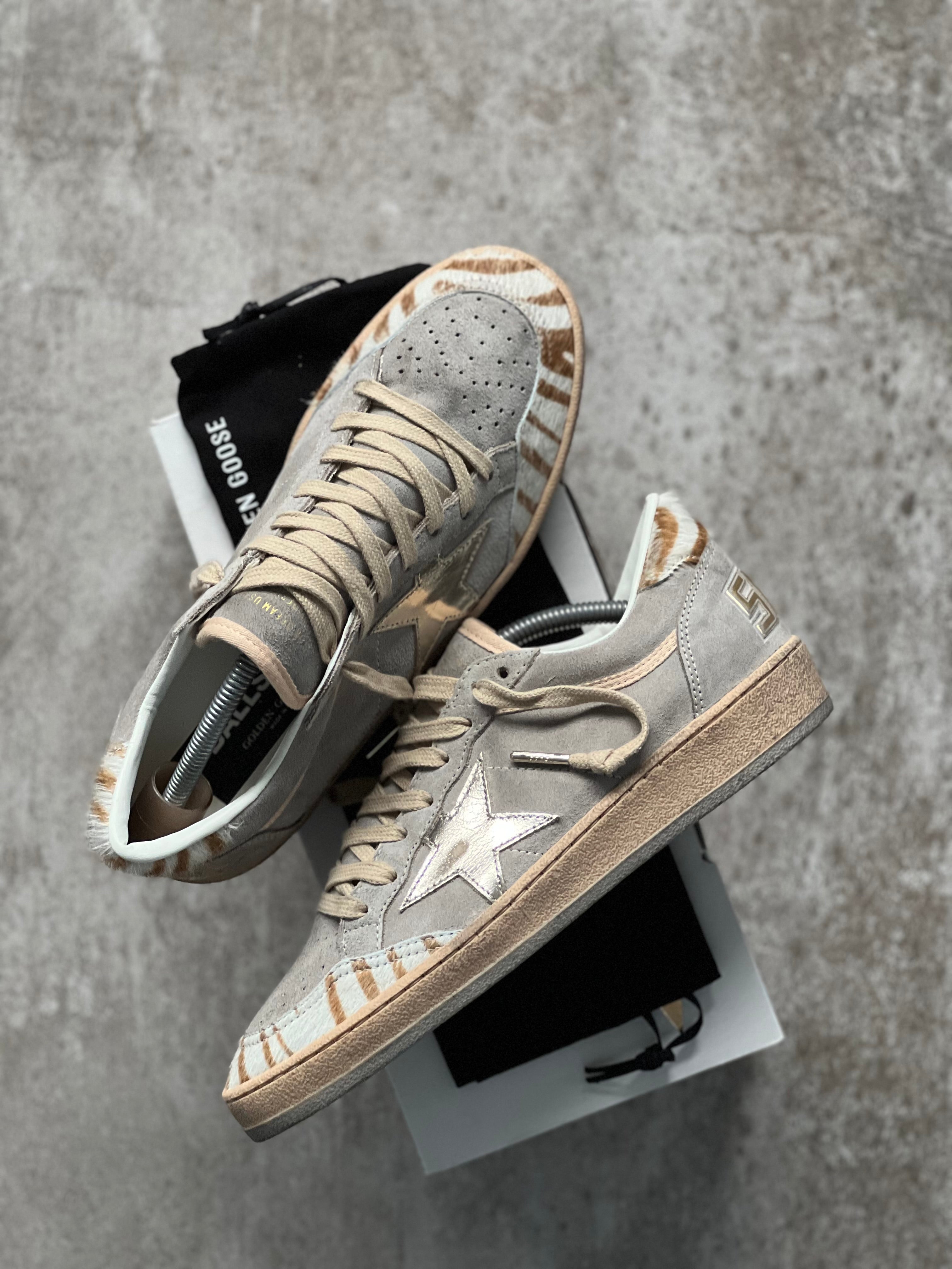 Talla 38 | Golden Goose Ball Star Animal Print