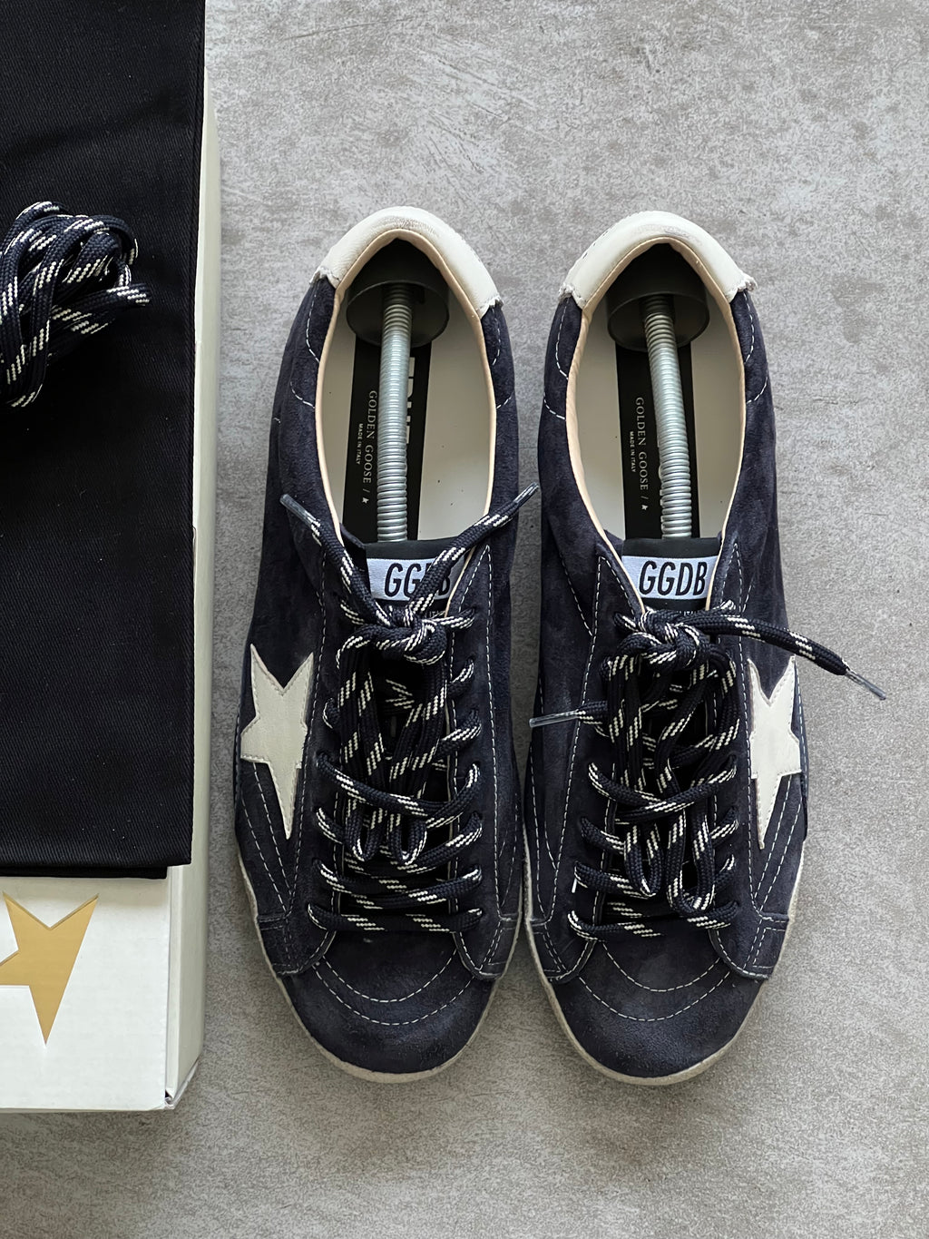 Talla 43 | Golden Goose True-star Man de ante navy