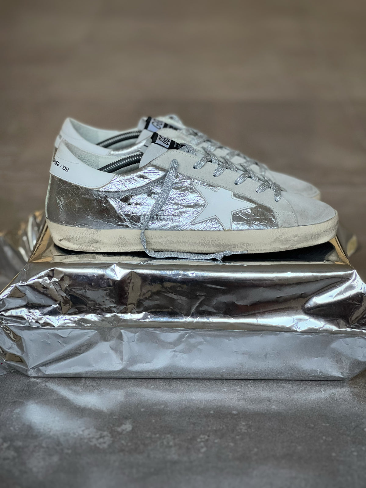 Golden Goose Superstar Silver