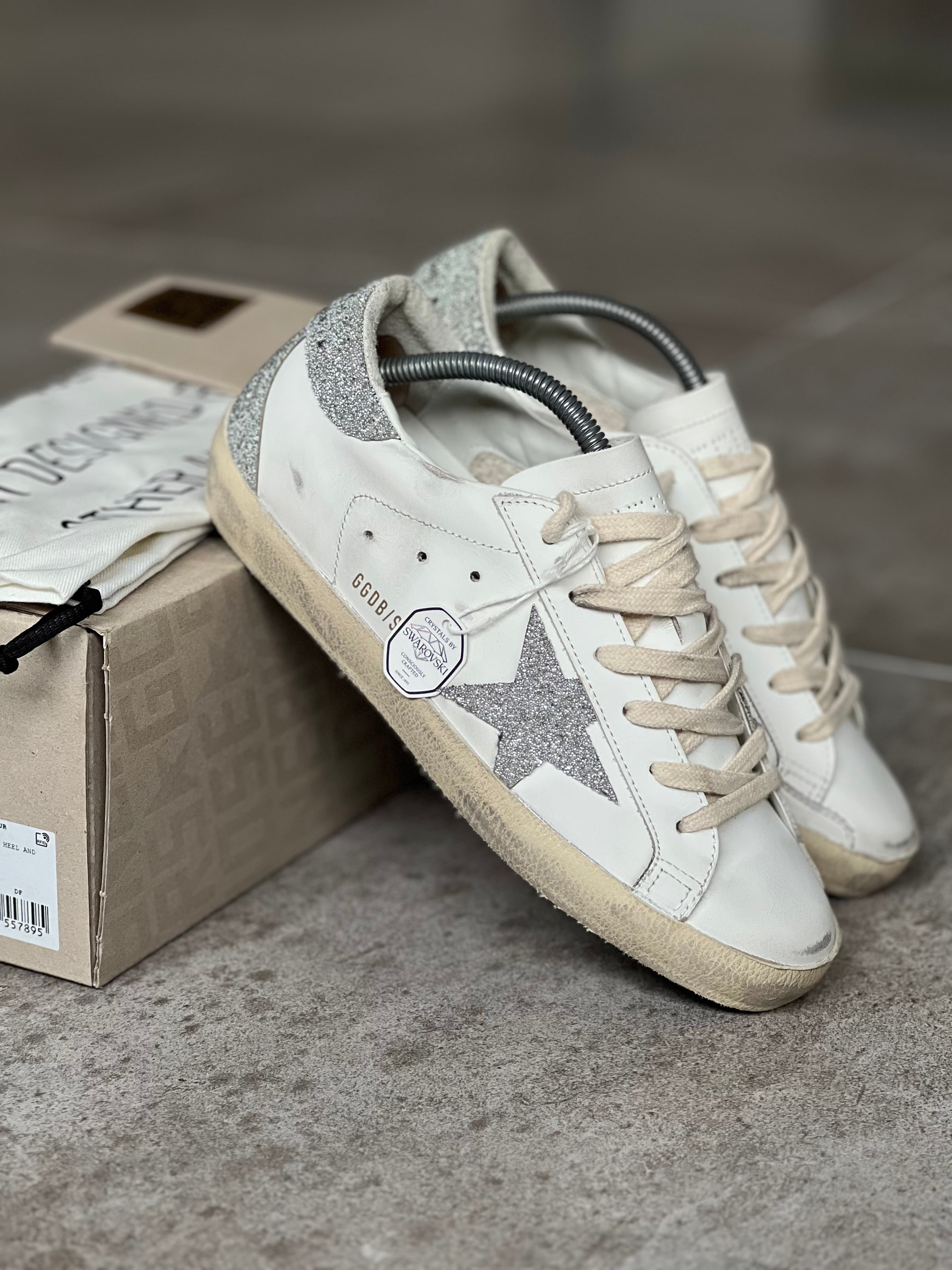 Talla 37 | Swarovsky Golden Goose Superstar
