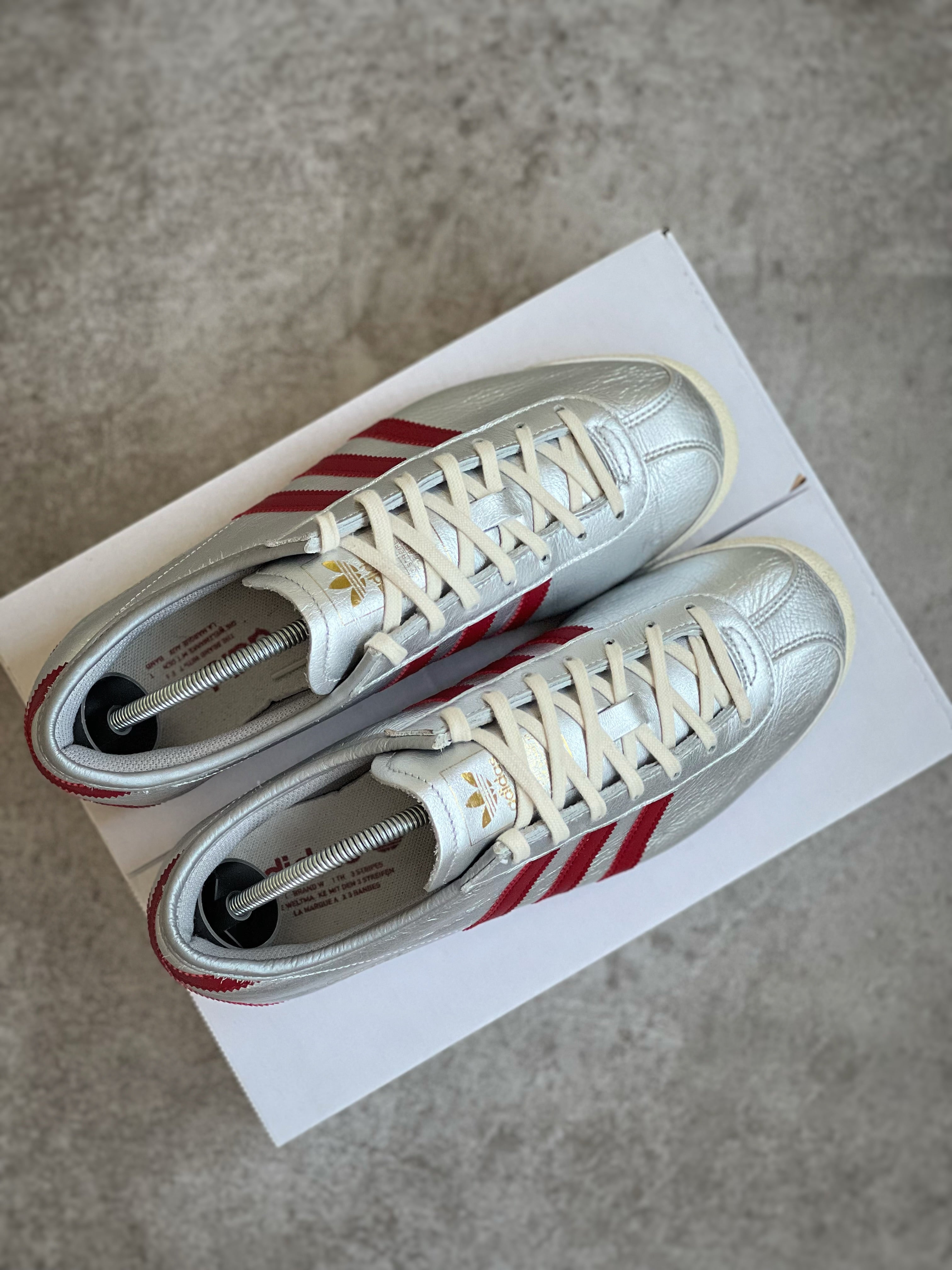 Adidas Italia Silver & Red