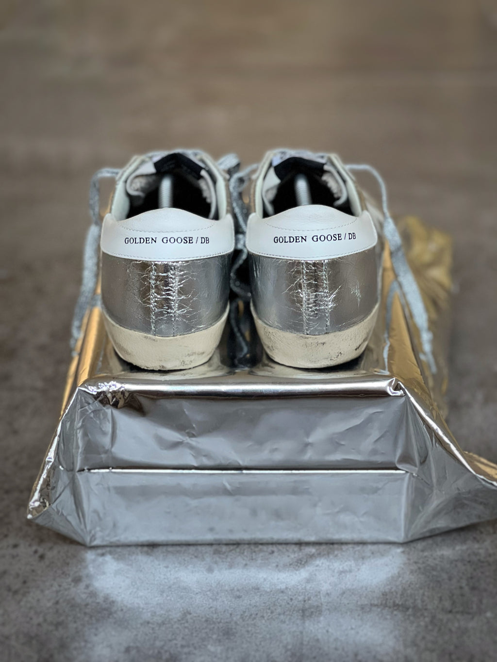 Golden Goose Superstar Silver