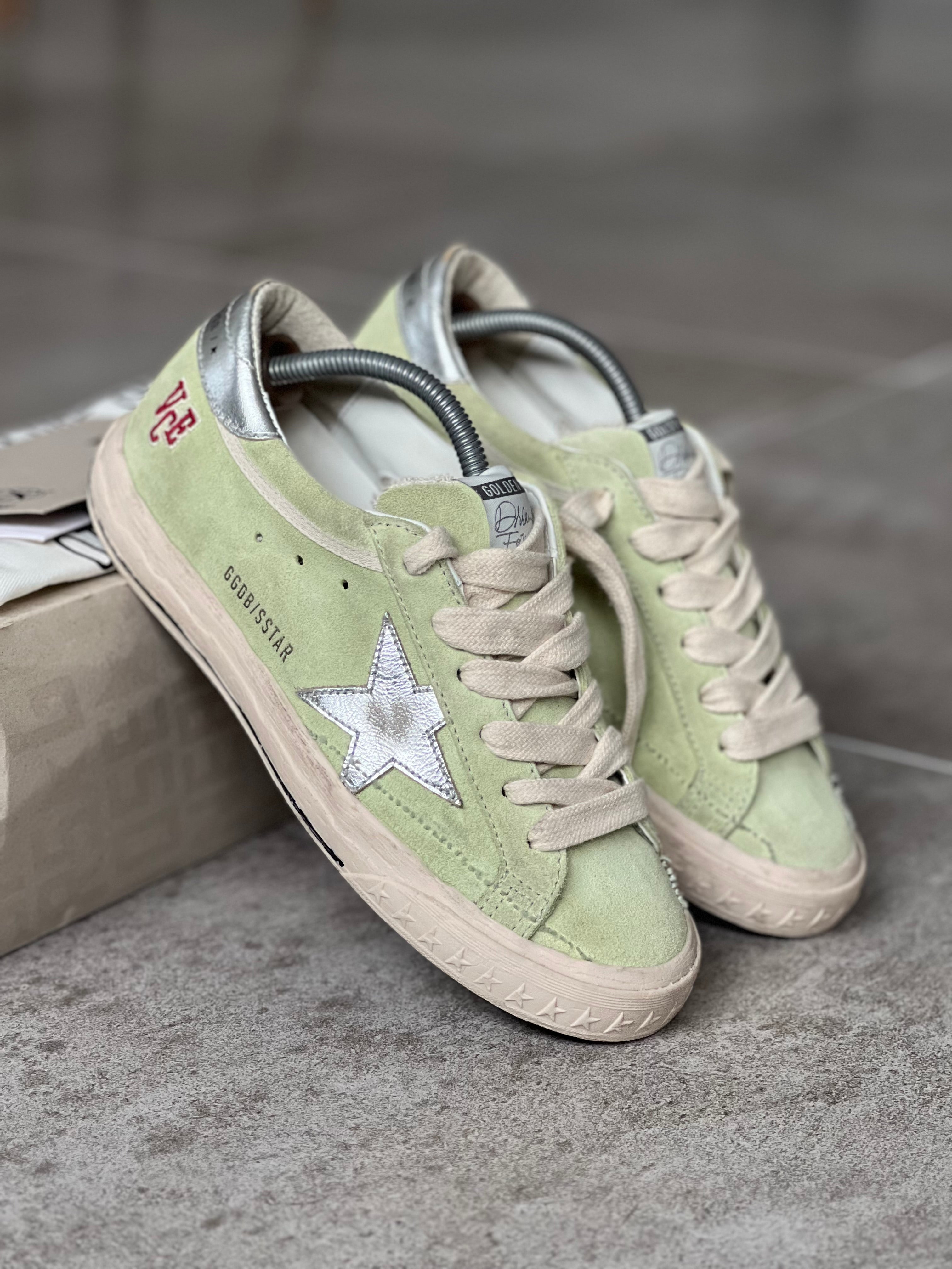 Talla 37 | Golden Goose Superstar VCE edition light green