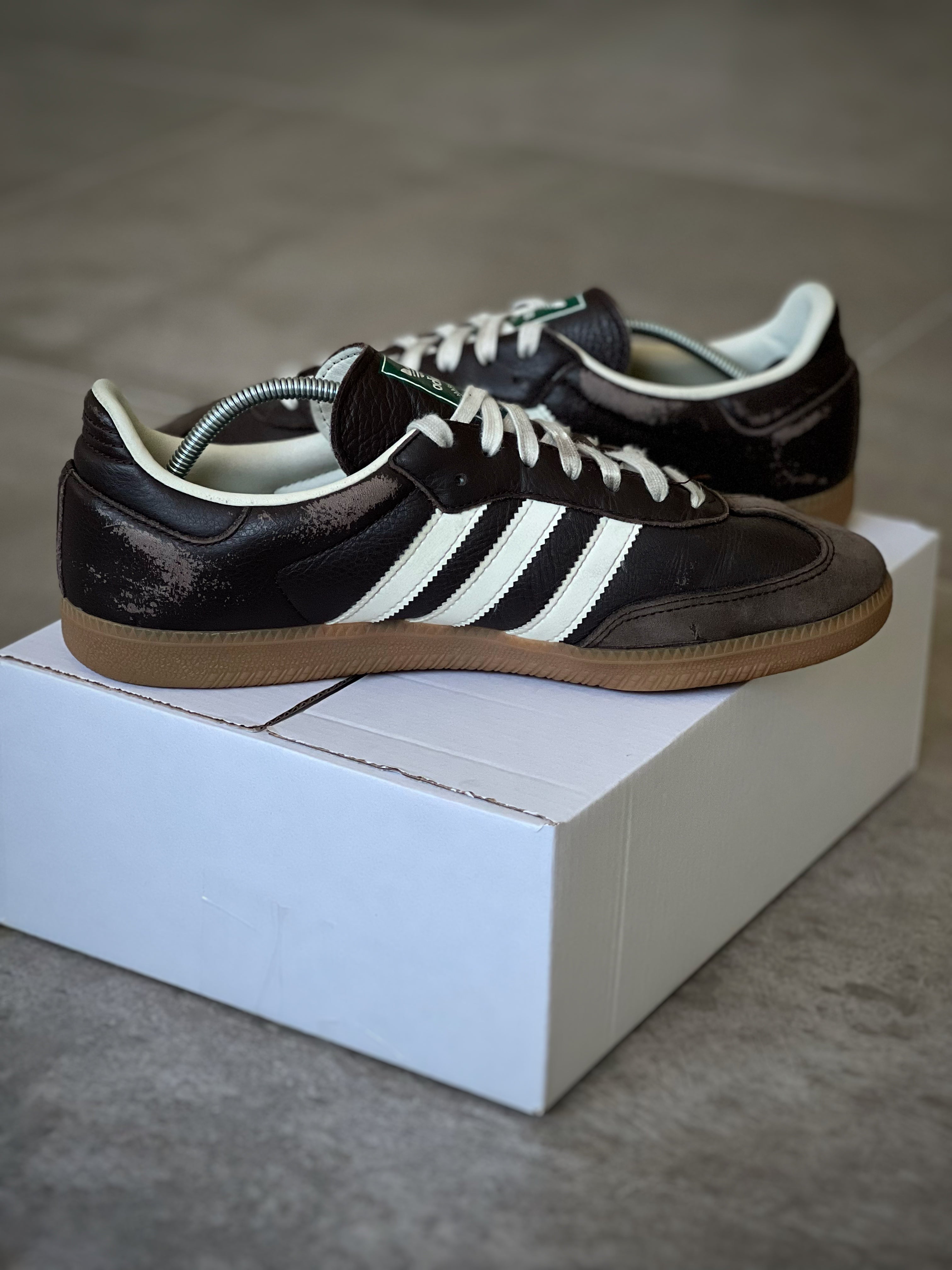 Talla 44 | Adidas Samba Brown & White Man