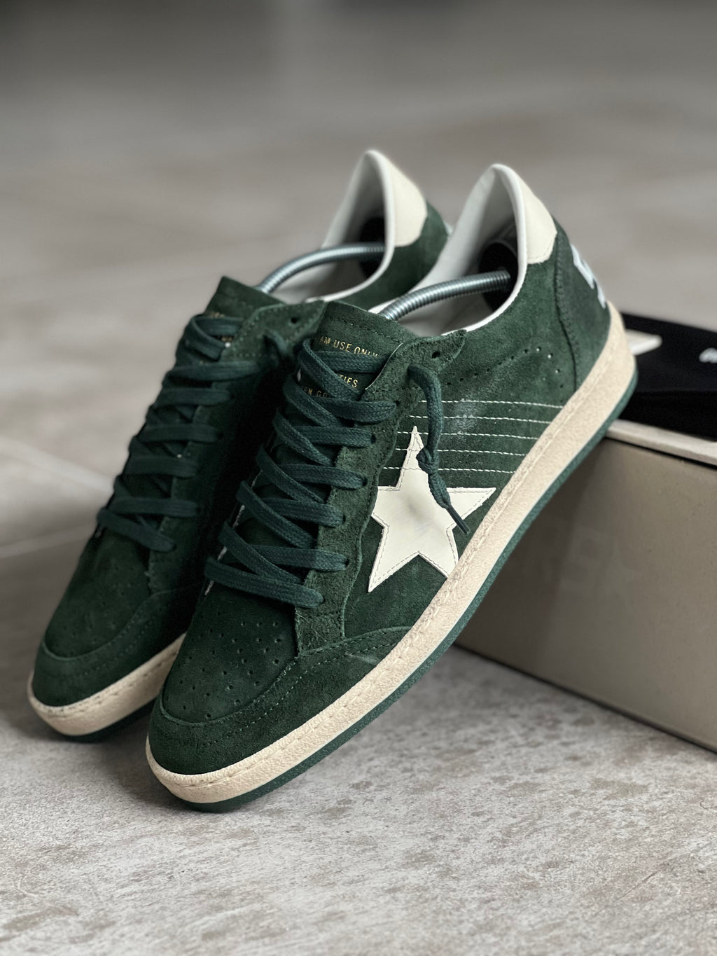 Size 41 | Golden Goose Ball Star Dark Green Man