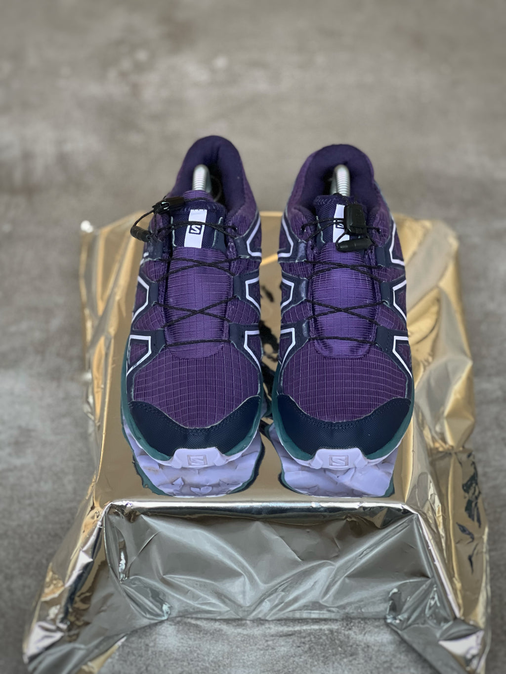 Vintage Women's Purple Salomon Outdoor Trail
