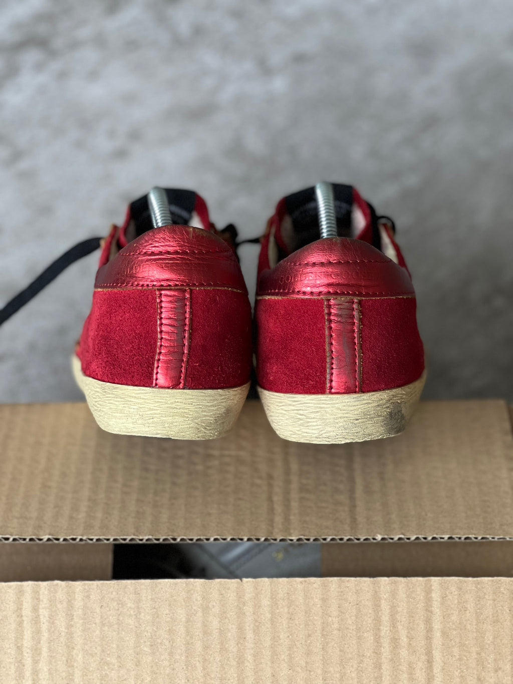 Size 38 | All red Golden Goose Superstar
