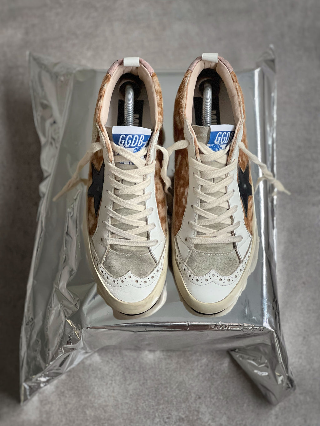 Golden Goose Mid Star Animal Print Women's sneakers