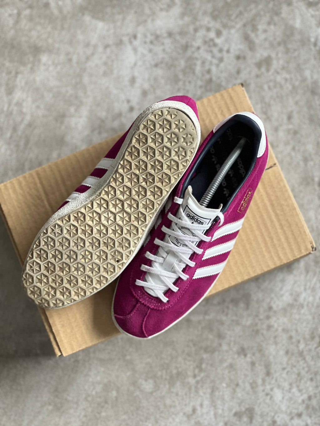 Talla 39 1/3 | Adidas Gazelle 2000’s pink / white
