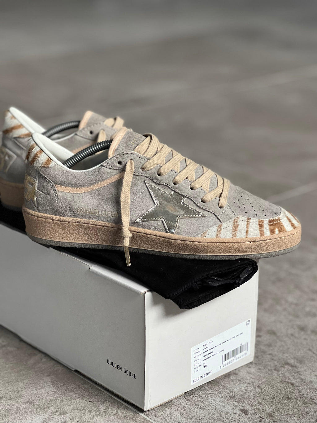 Talla 38 | Golden Goose Ball Star Animal Print