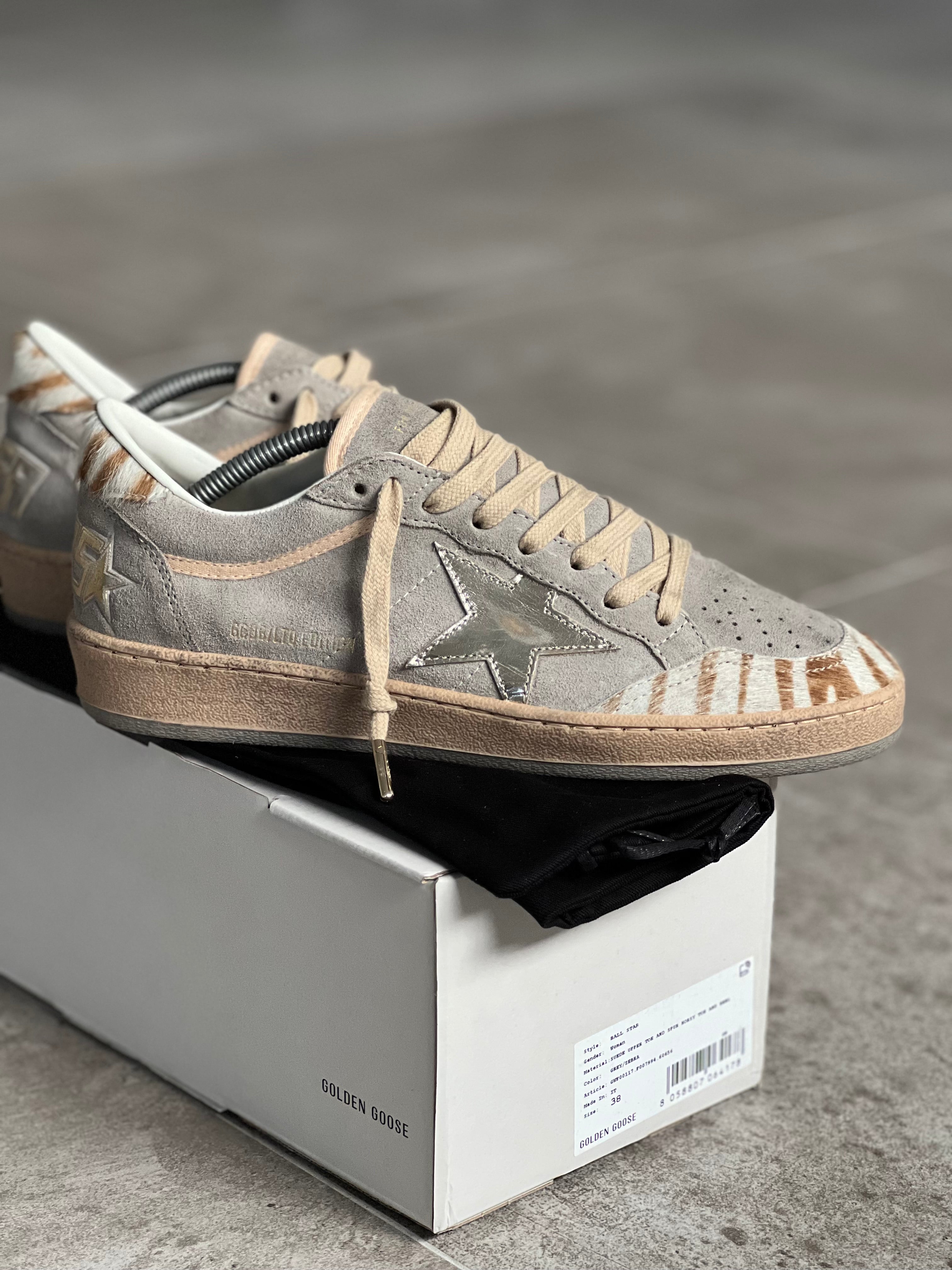 Talla 38 | Golden Goose Ball Star Animal Print