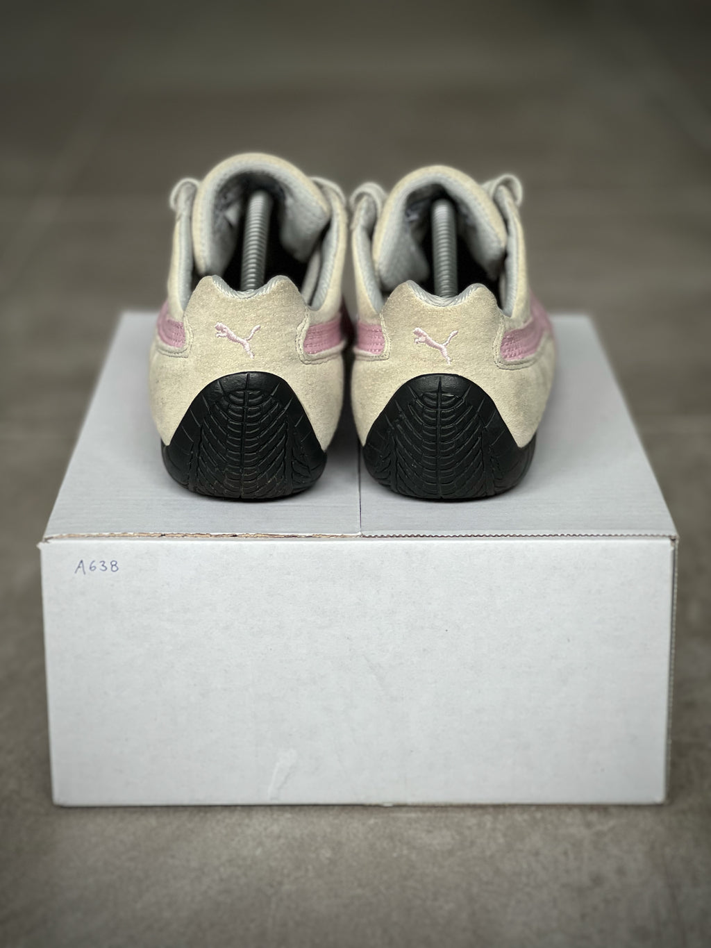 Size 38 | Puma SPEEDCAT Retro style Beige & Pink Woman