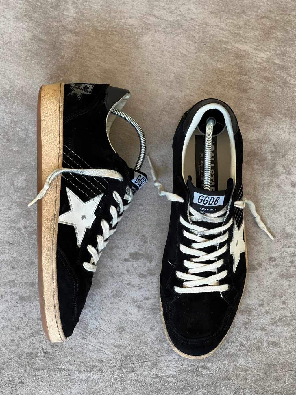 Talla 44 | Black & White Ball Star Golden Goose Man