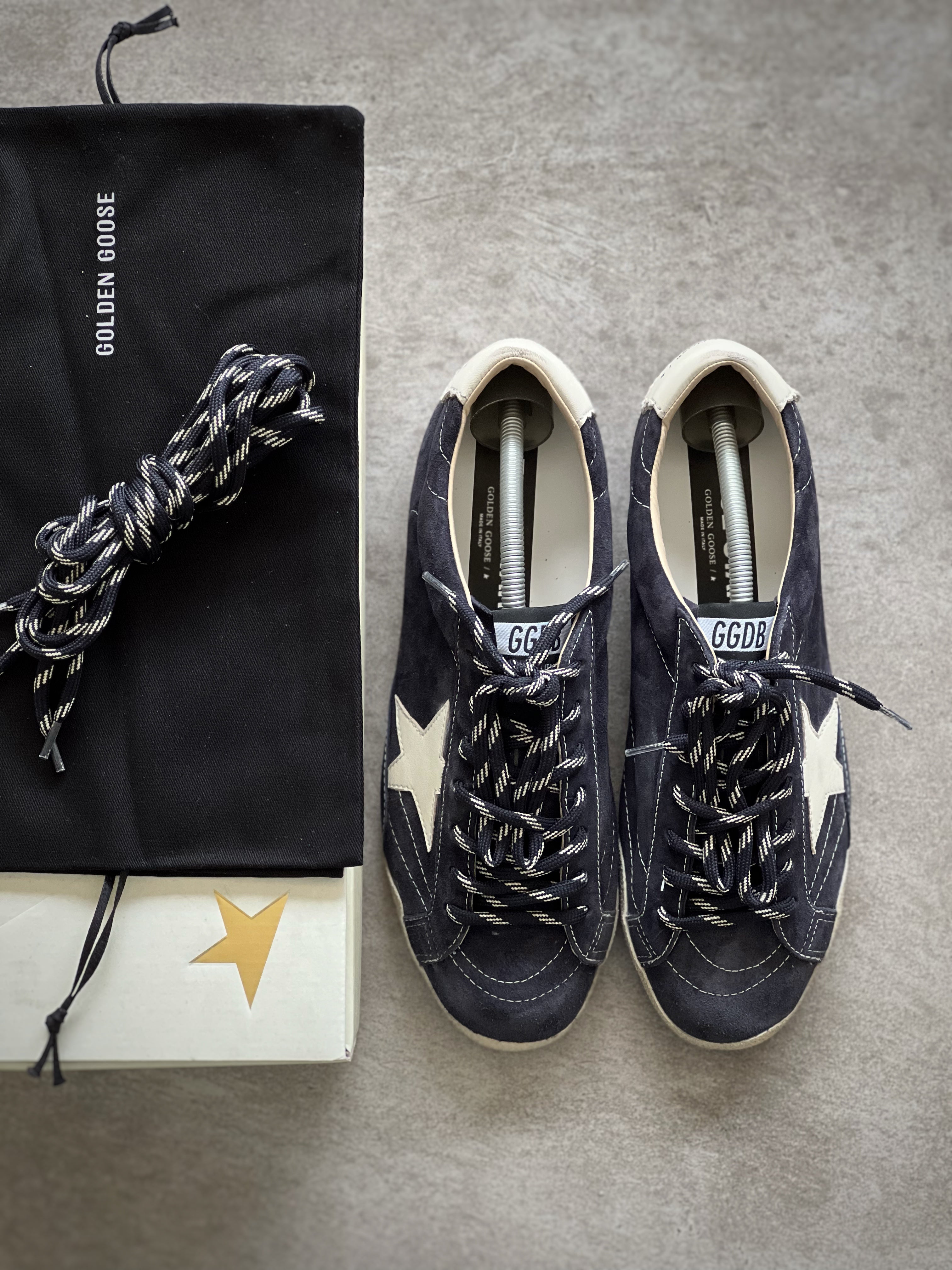 Talla 43 | Golden Goose True-star Man de ante navy