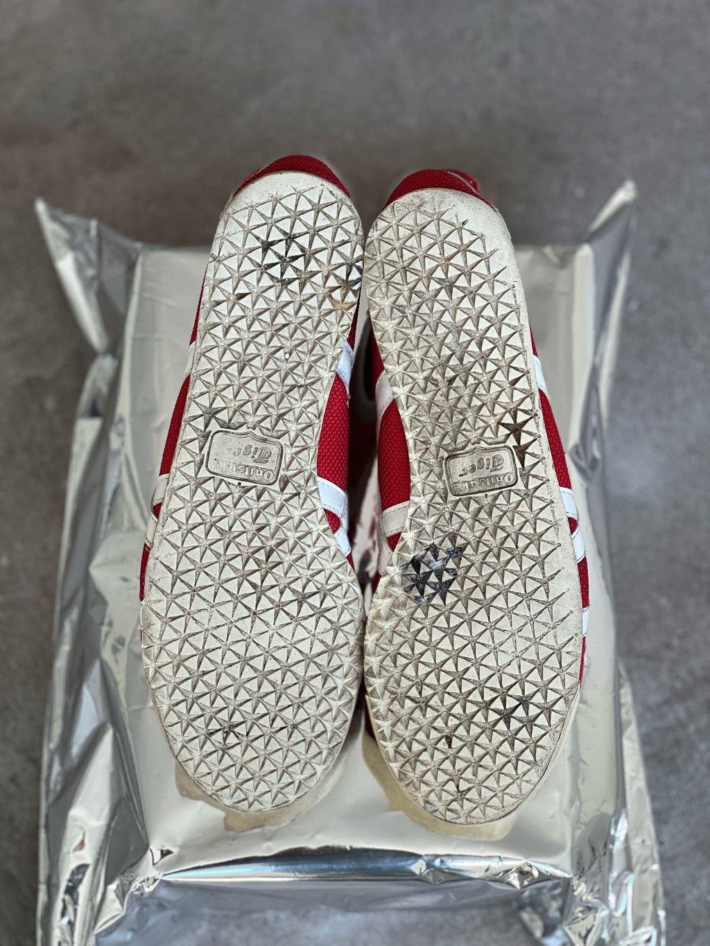 Onitsuka Tiger Mexico Red Retro Style Preloved