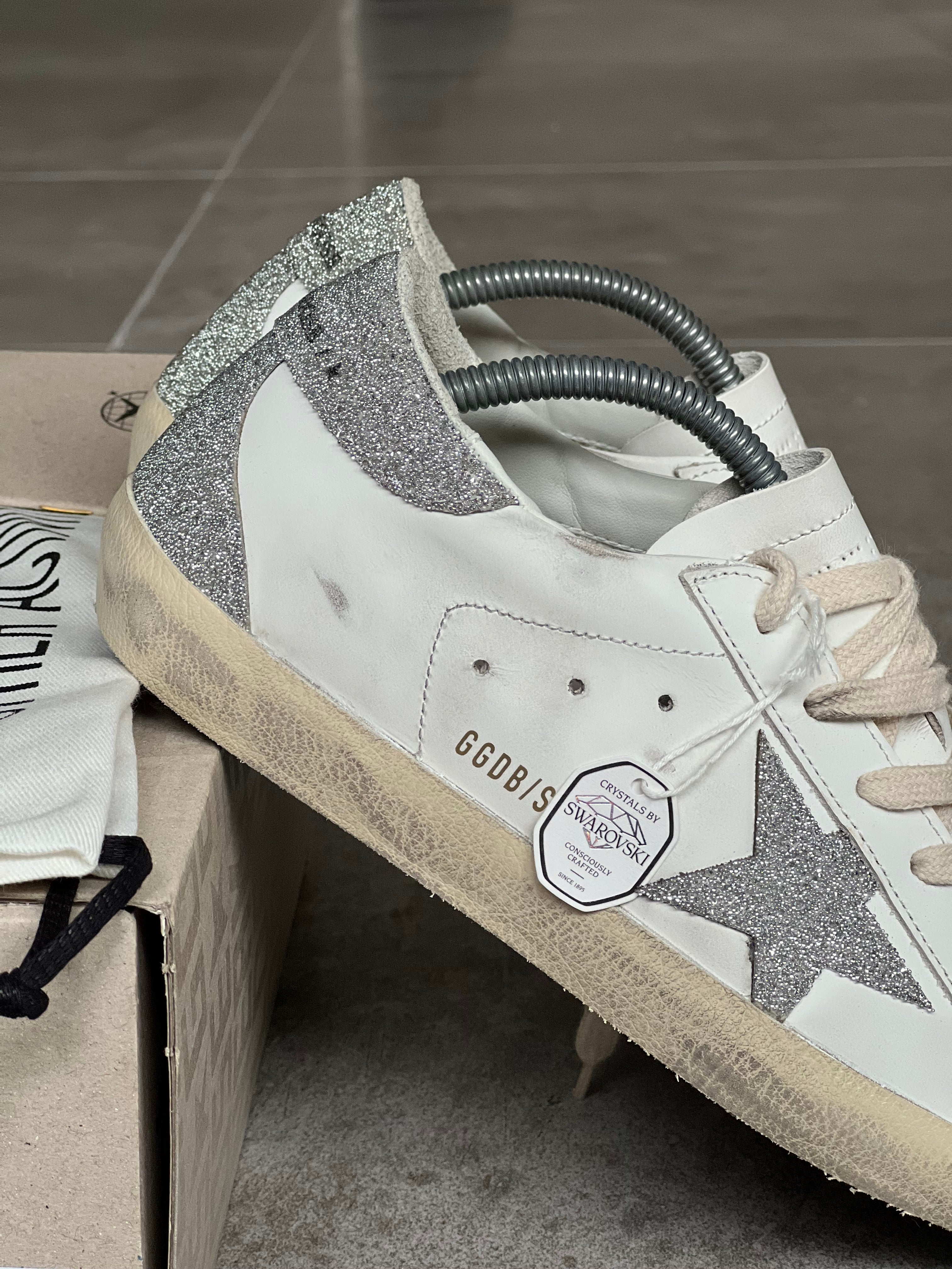 Talla 37 | Swarovsky Golden Goose Superstar