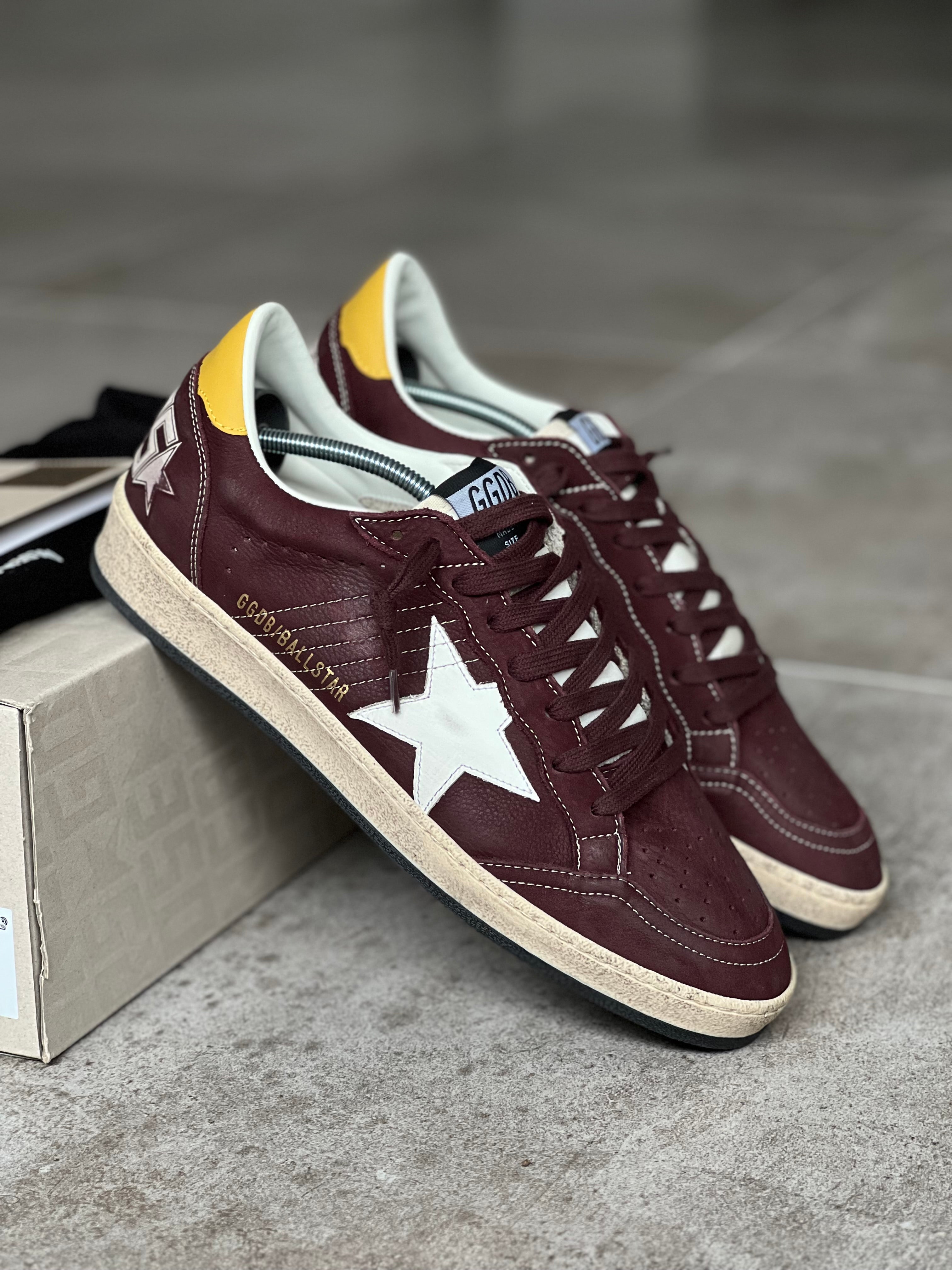 talla 42 | Golden Goose Ball Star Burgundy Man
