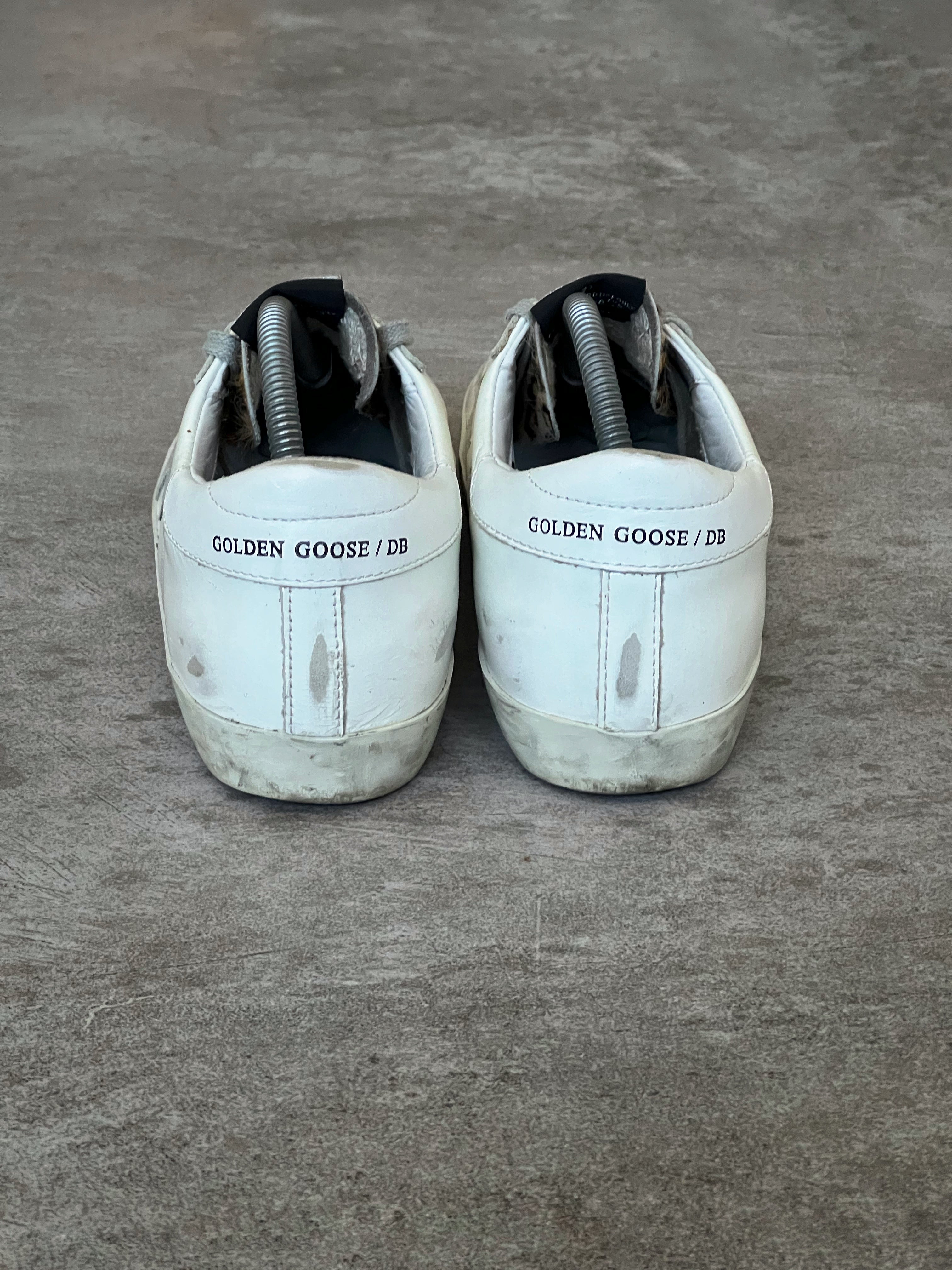 Size 38 | Golden Goose Superstar White Animal Print