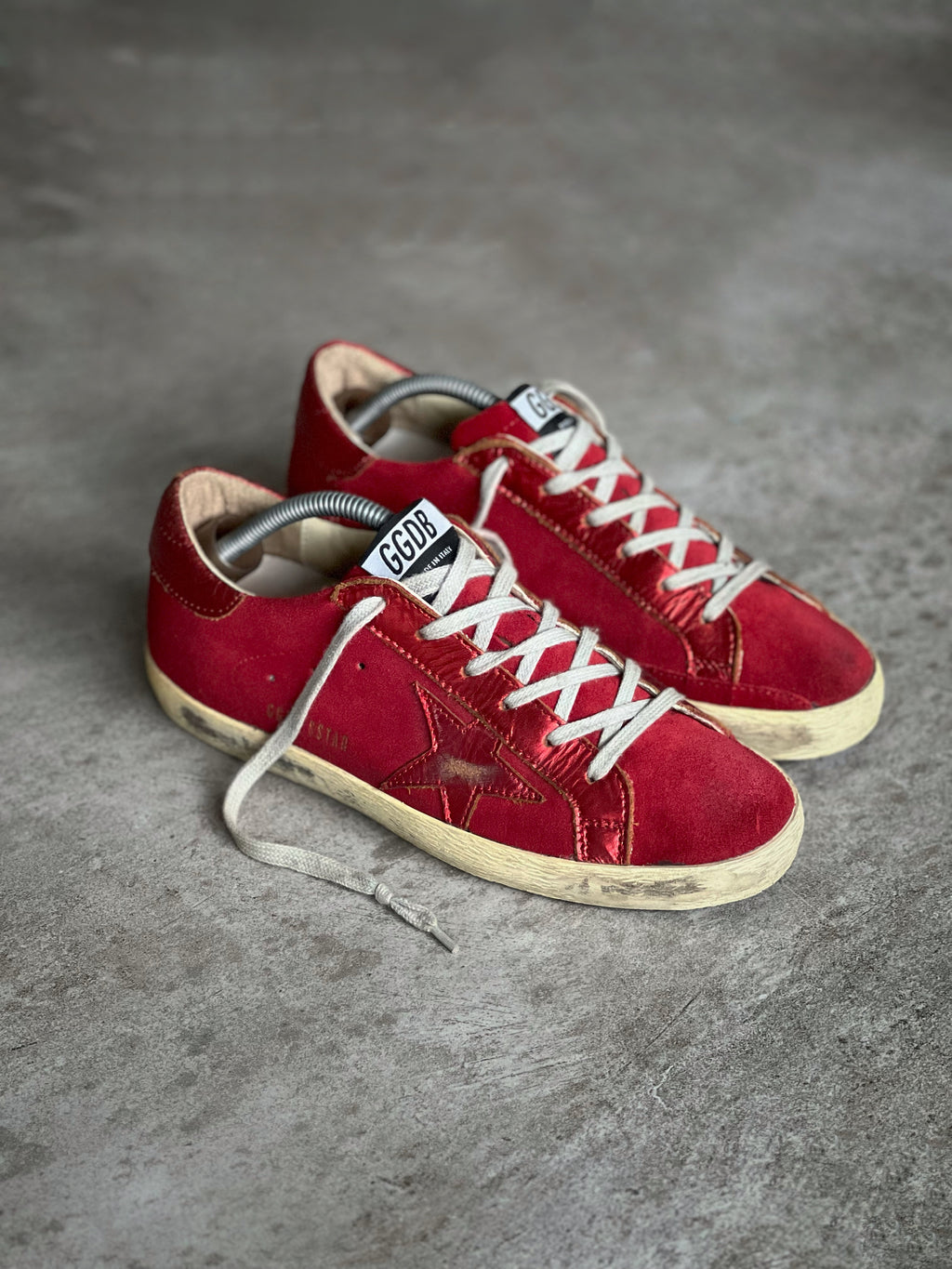Talla 38 | Golden Goose Superstar All Red Vtg