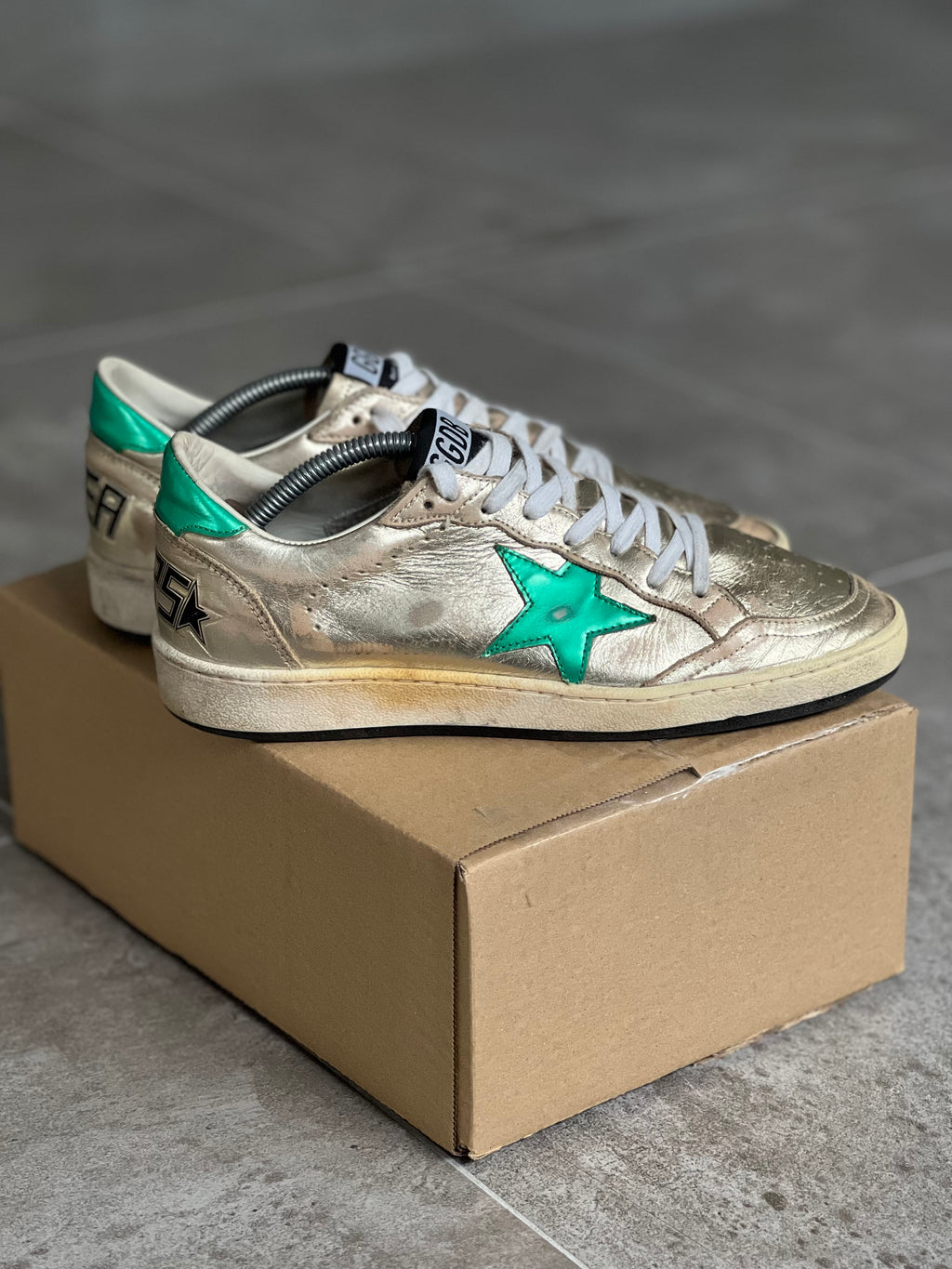 Talla 38 | Golden Goose Ball Star Gold