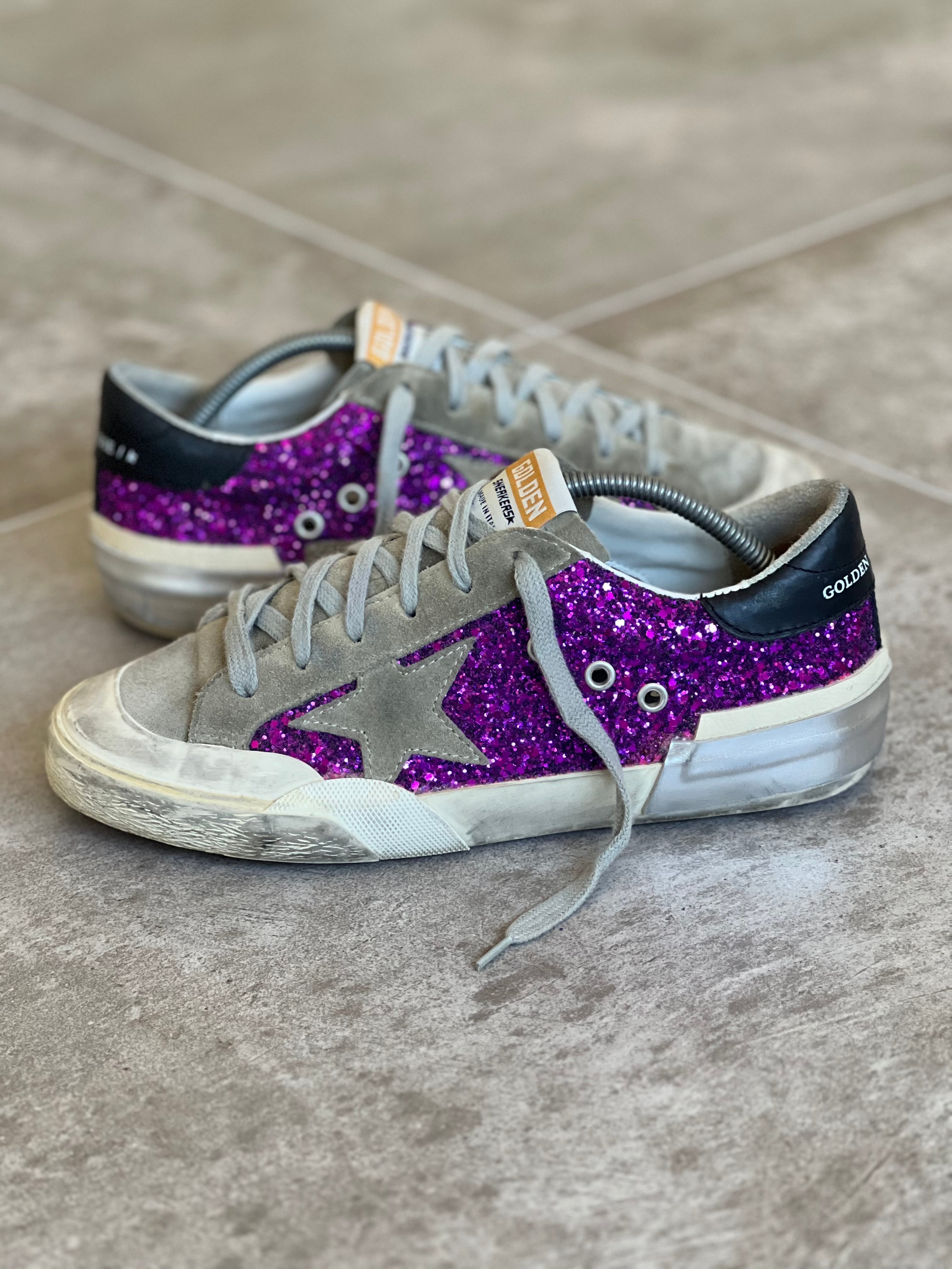 Talla 38 | Exclusive Superstar Golden Goose Purple Metallic
