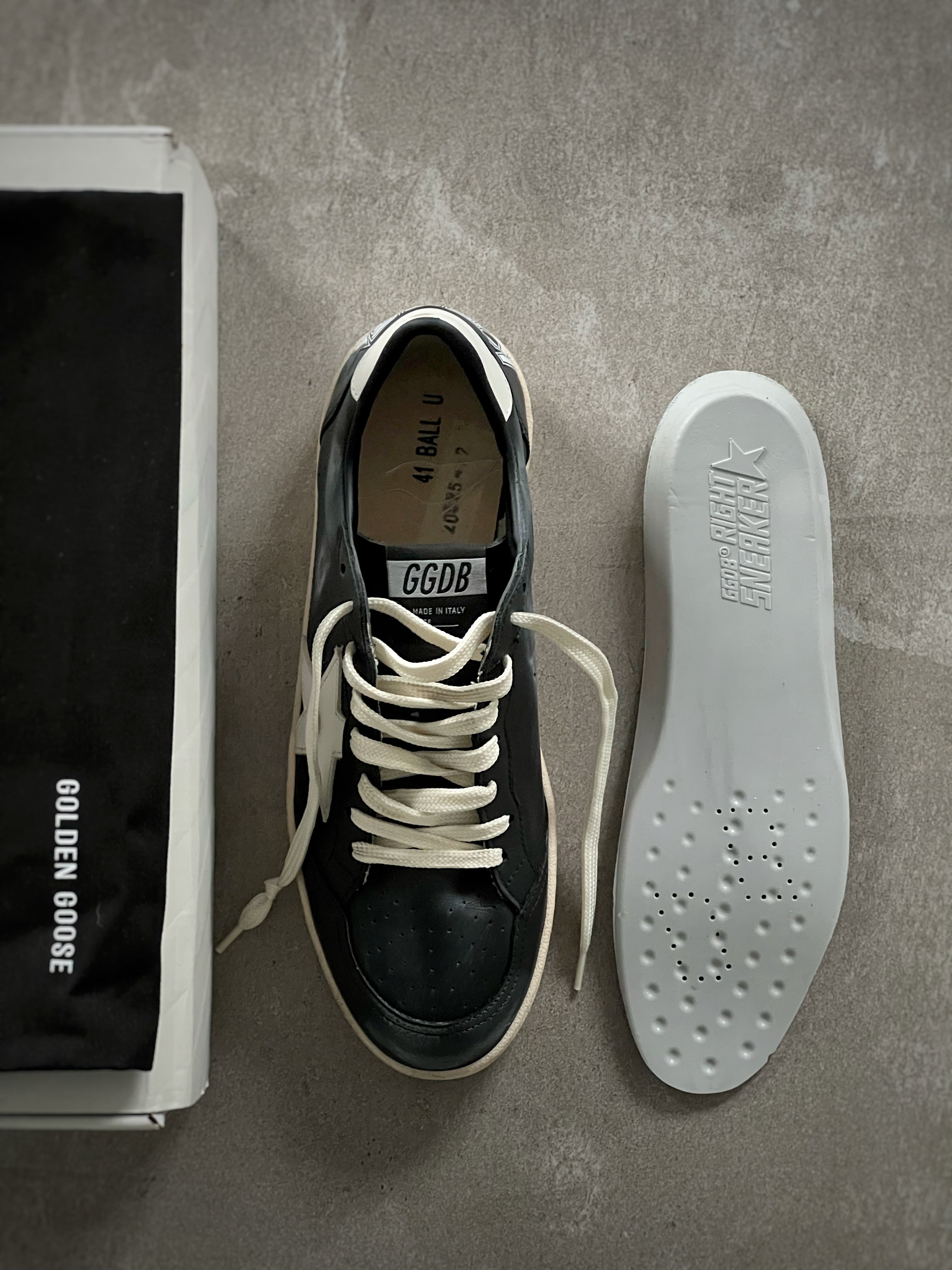 Talla 41 | Golden Goose Ball Star Man Black & White