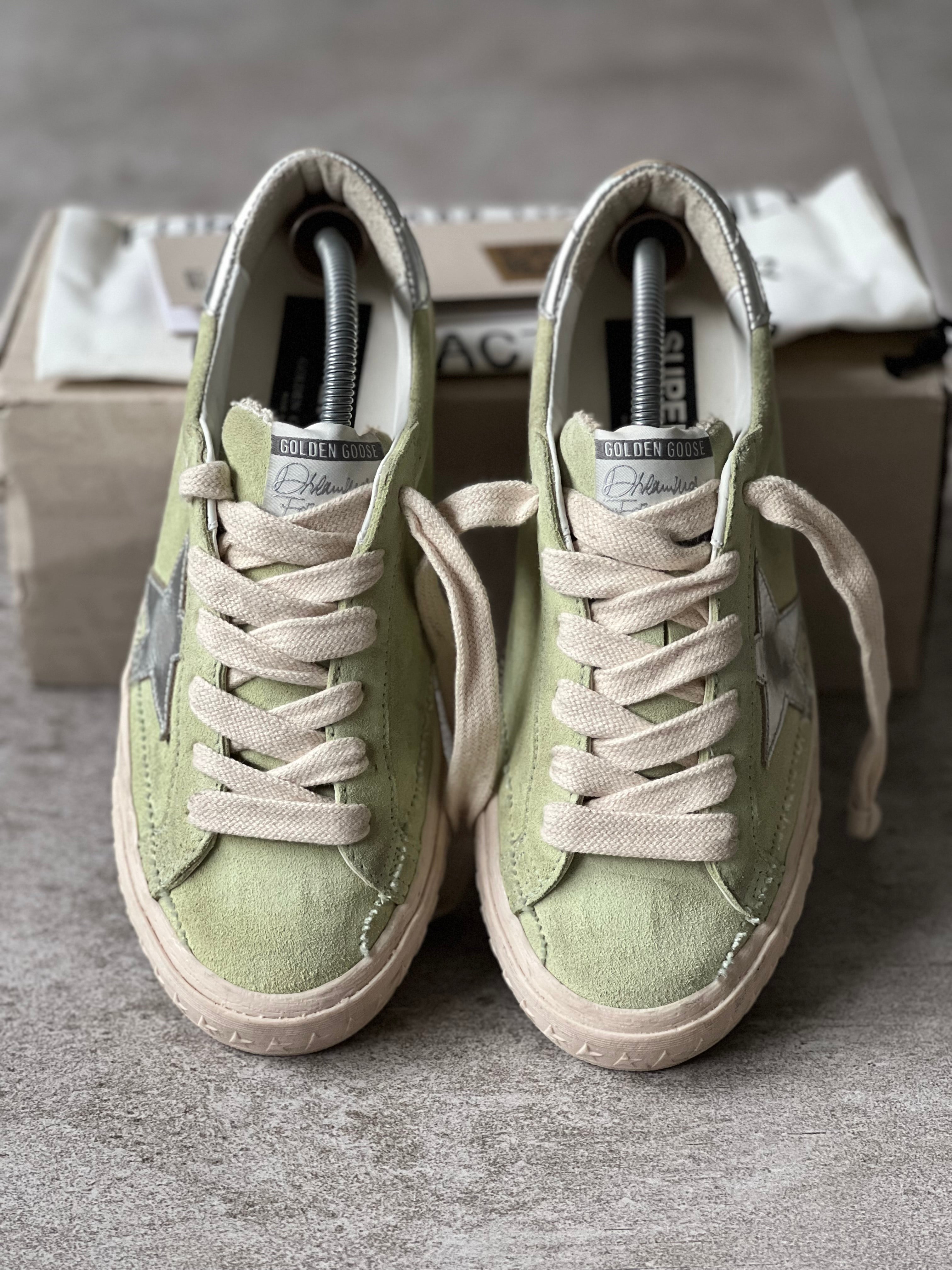Talla 37 | Golden Goose Superstar VCE edition light green