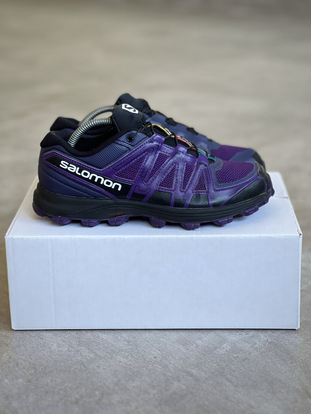 Purple Salomon Trail Running Pro Woman