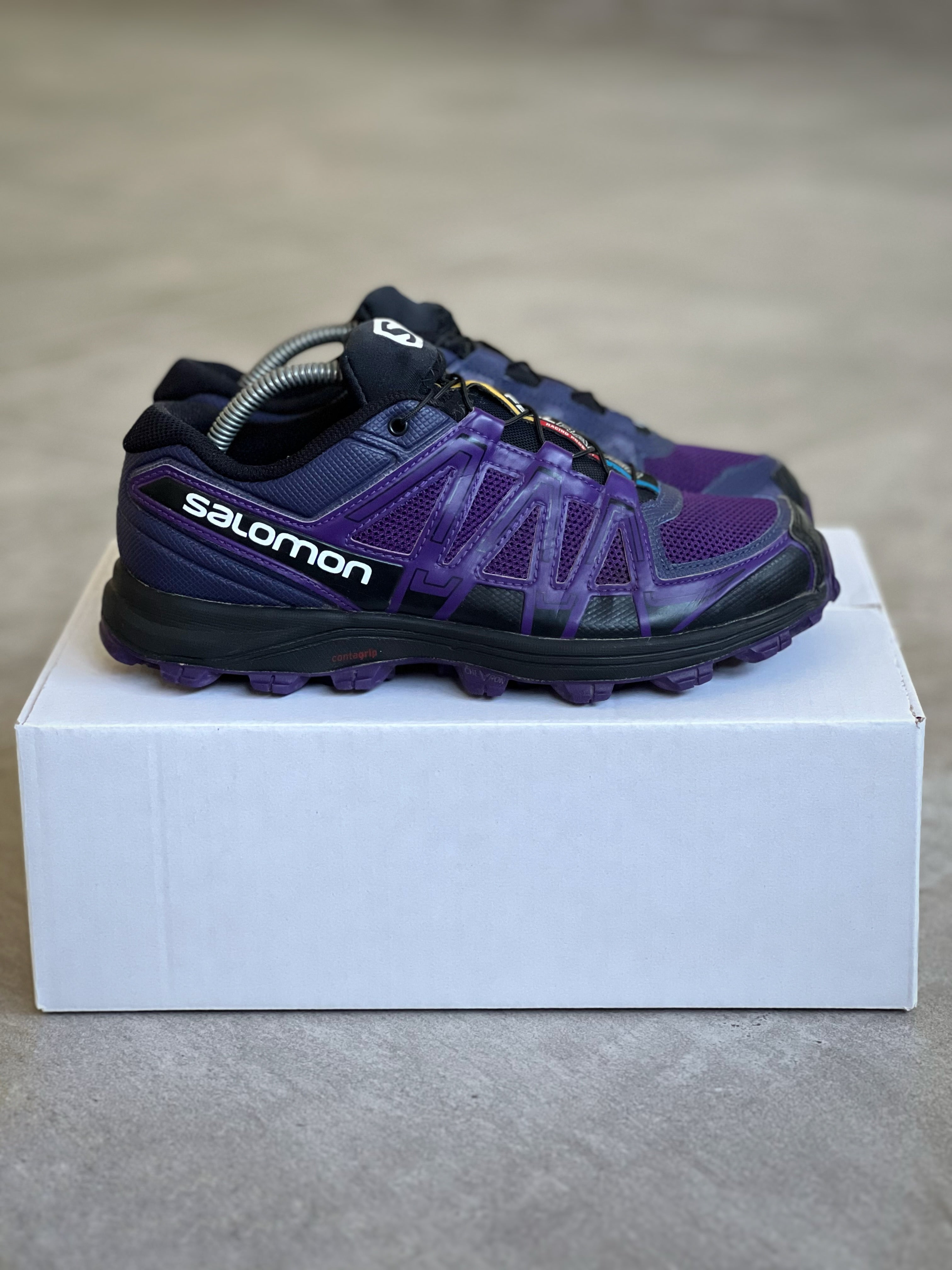 Purple Salomon Trail Running Pro Woman