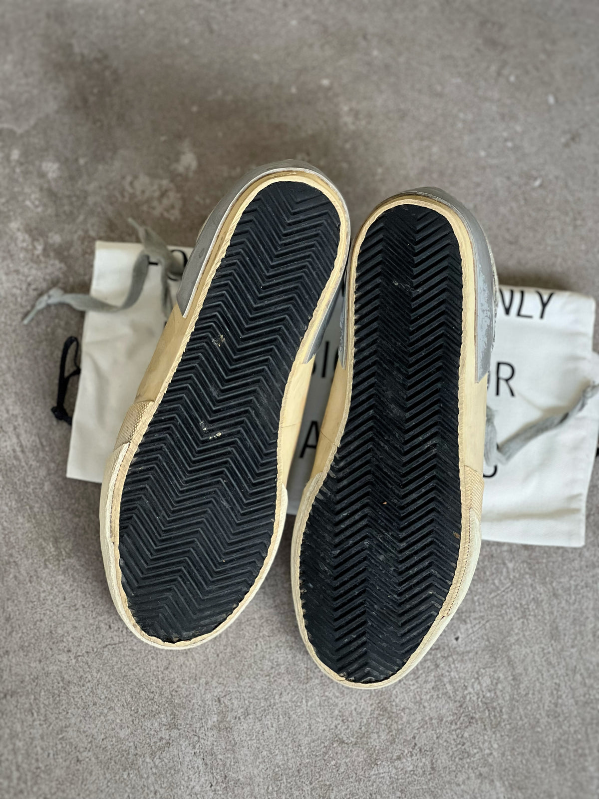 Golden Goose Superstar Silver Brillos