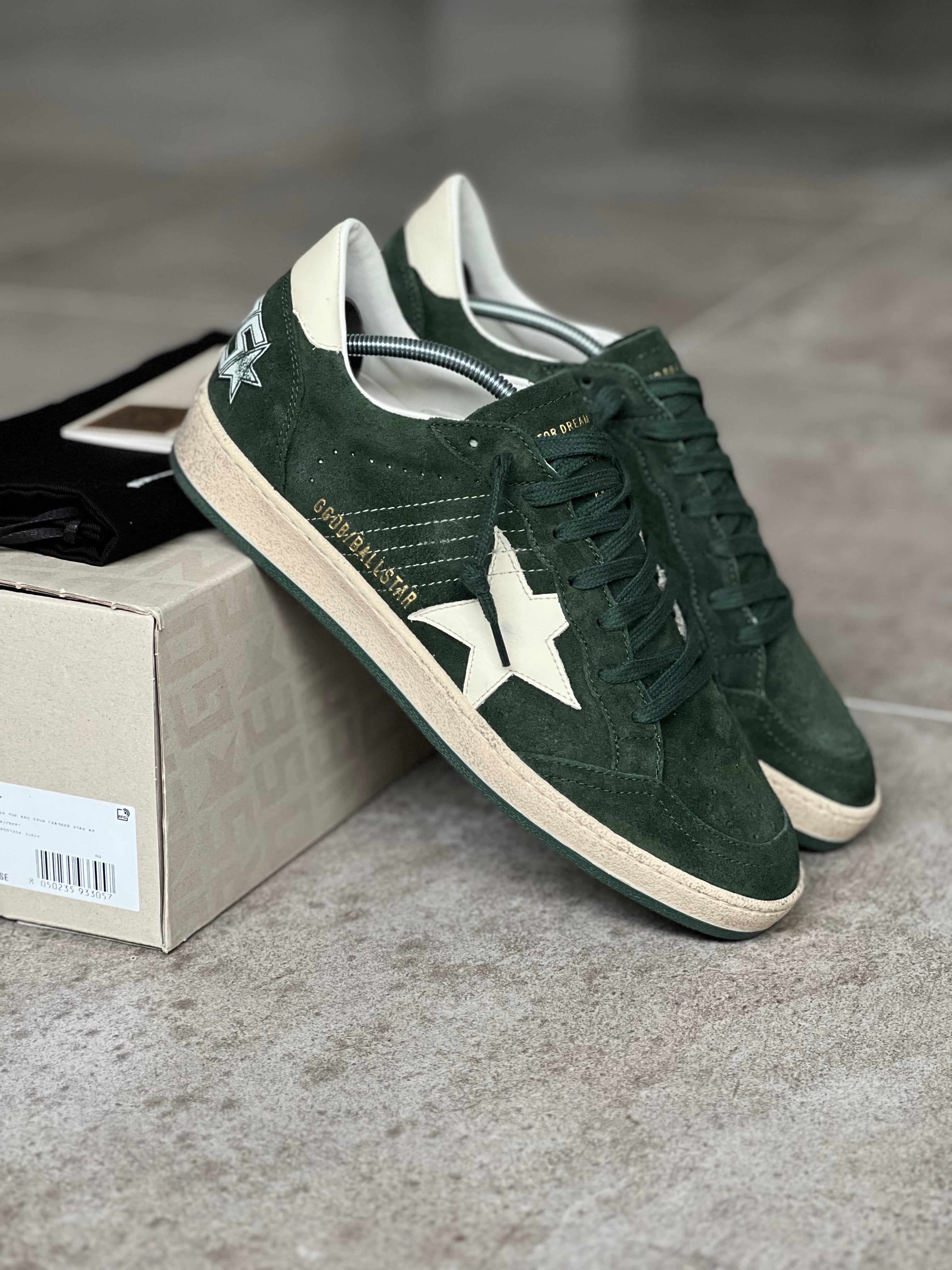 Talla 41 | Golden Goose Ball Star Dark Green Man