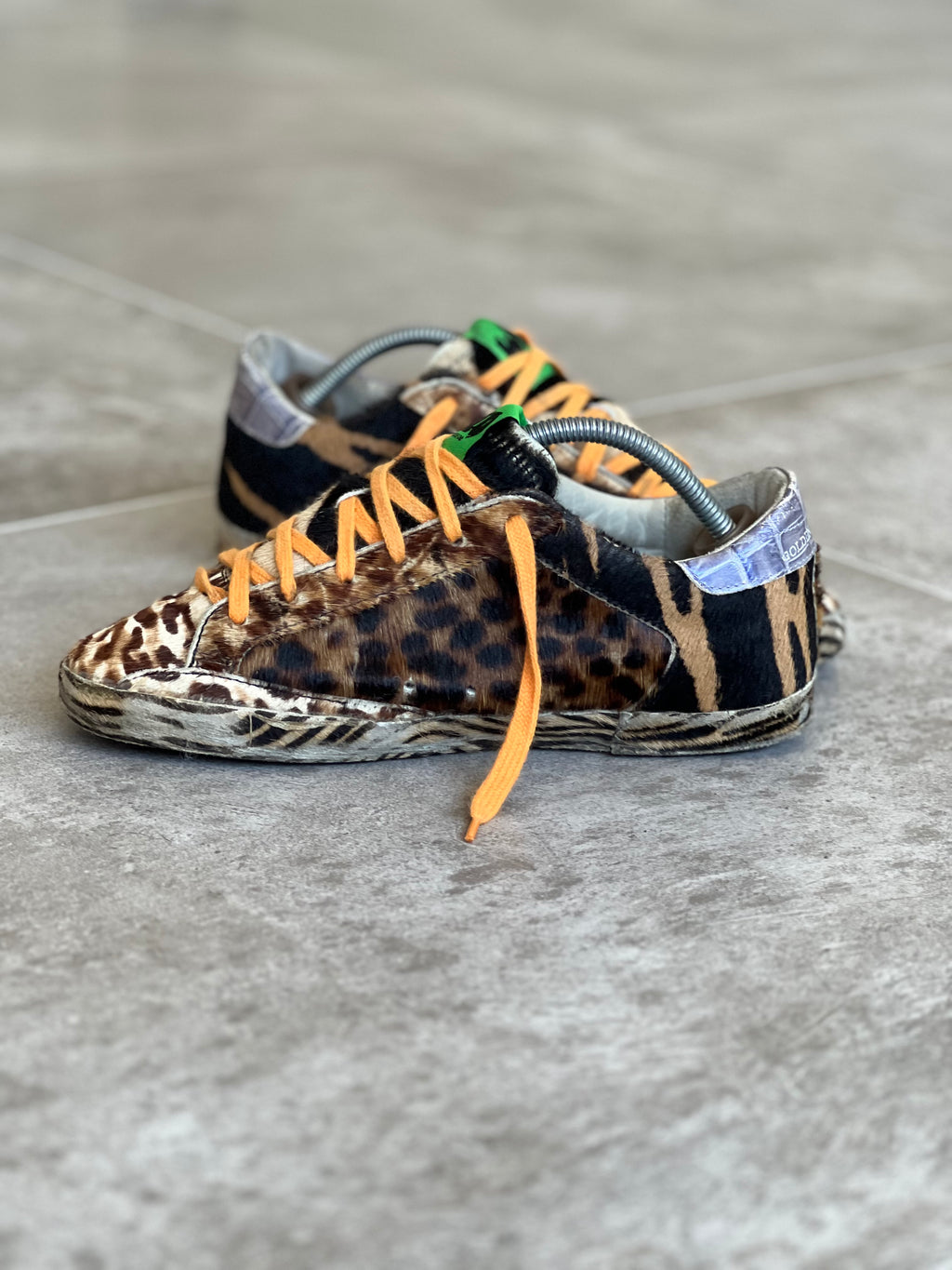 Size 37 | Animal Print Wild Golden Goose Superstar Exclusive Vtg