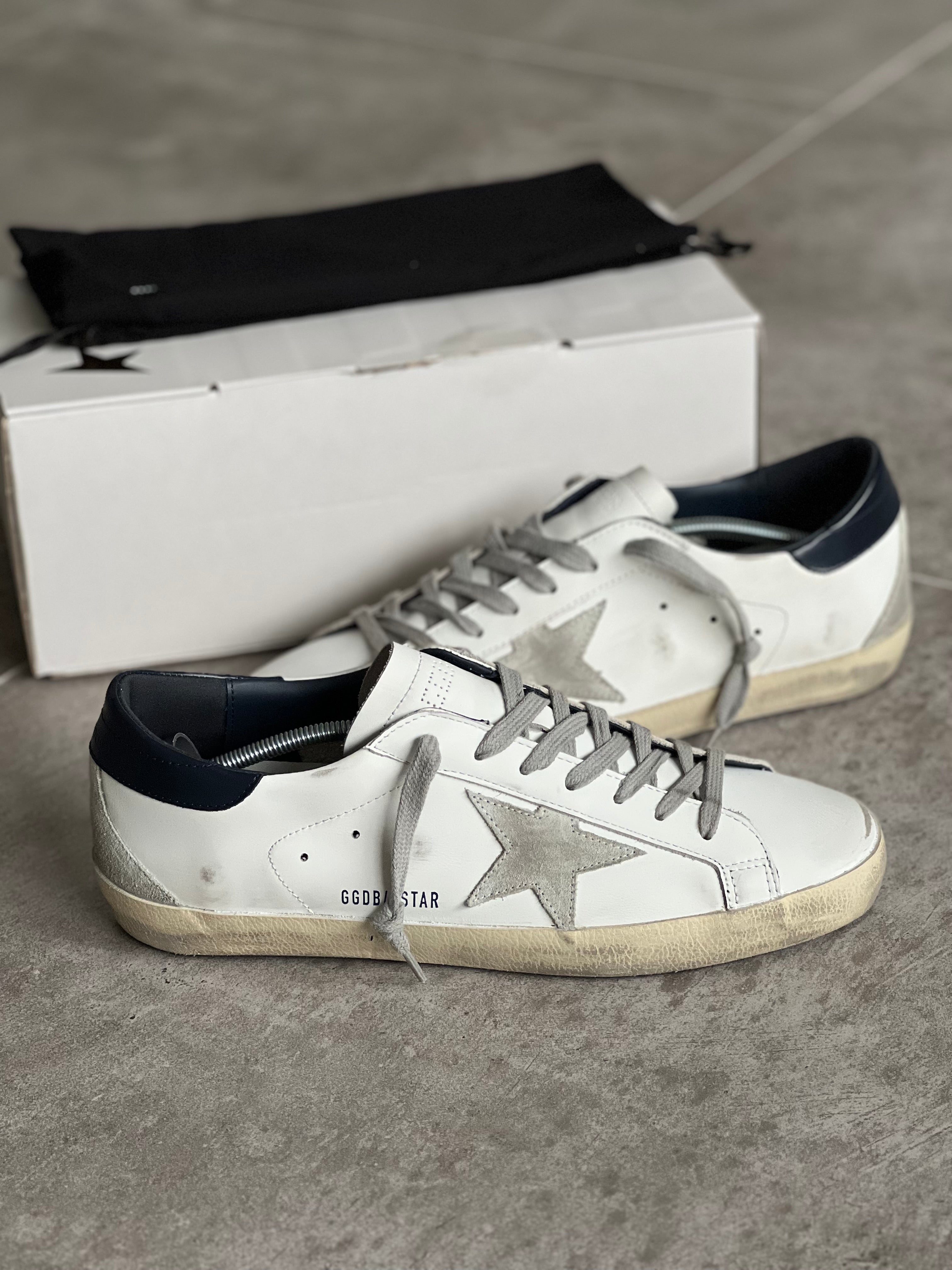 Size 43 | Classic Superstar White & Dark blue GGDB Man