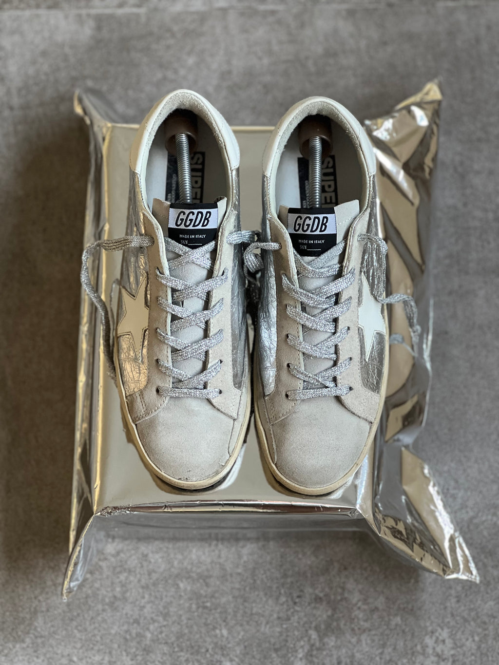 Golden Goose Superstar Silver