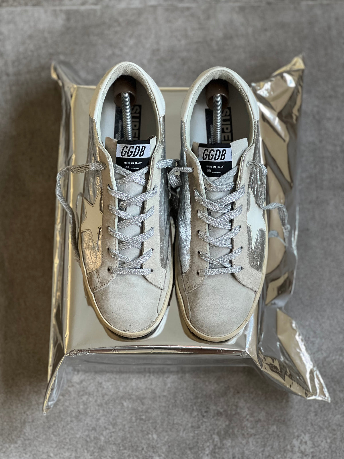 Golden Goose Superstar Silver