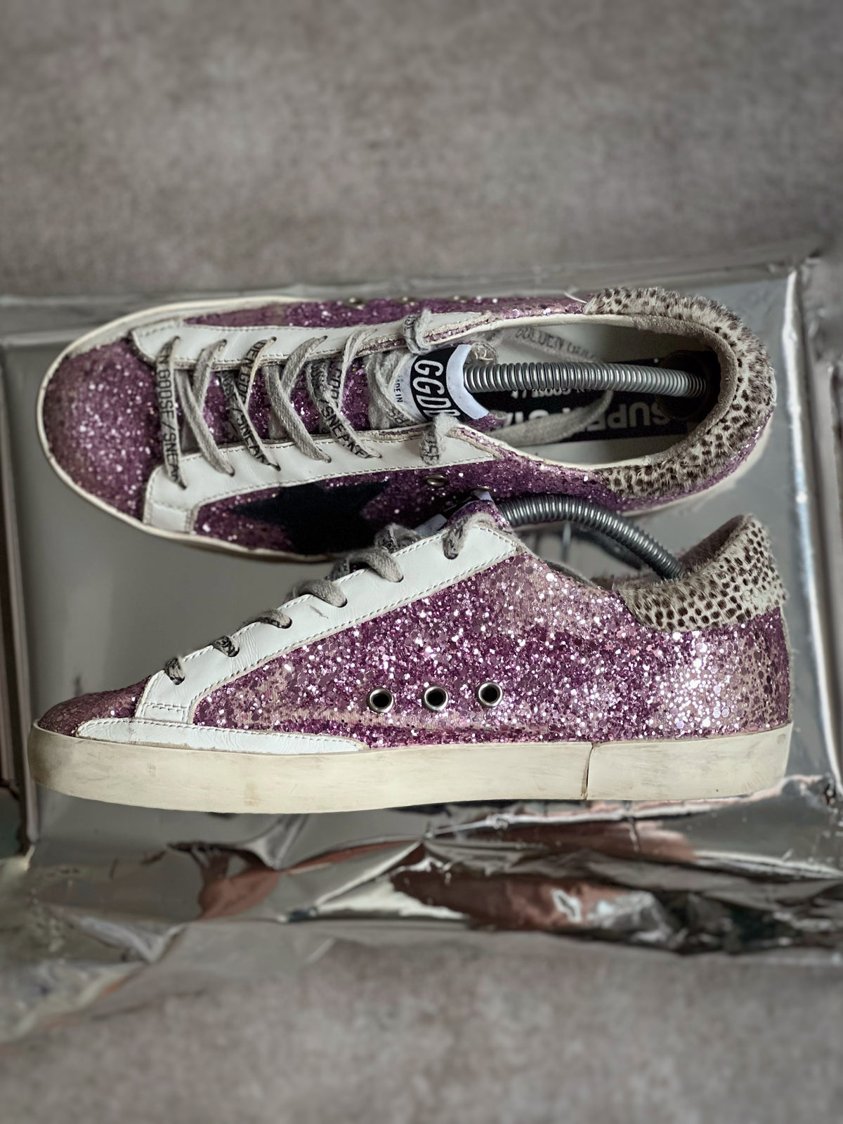 Golden Goose Superstar Purple Woman Preloved
