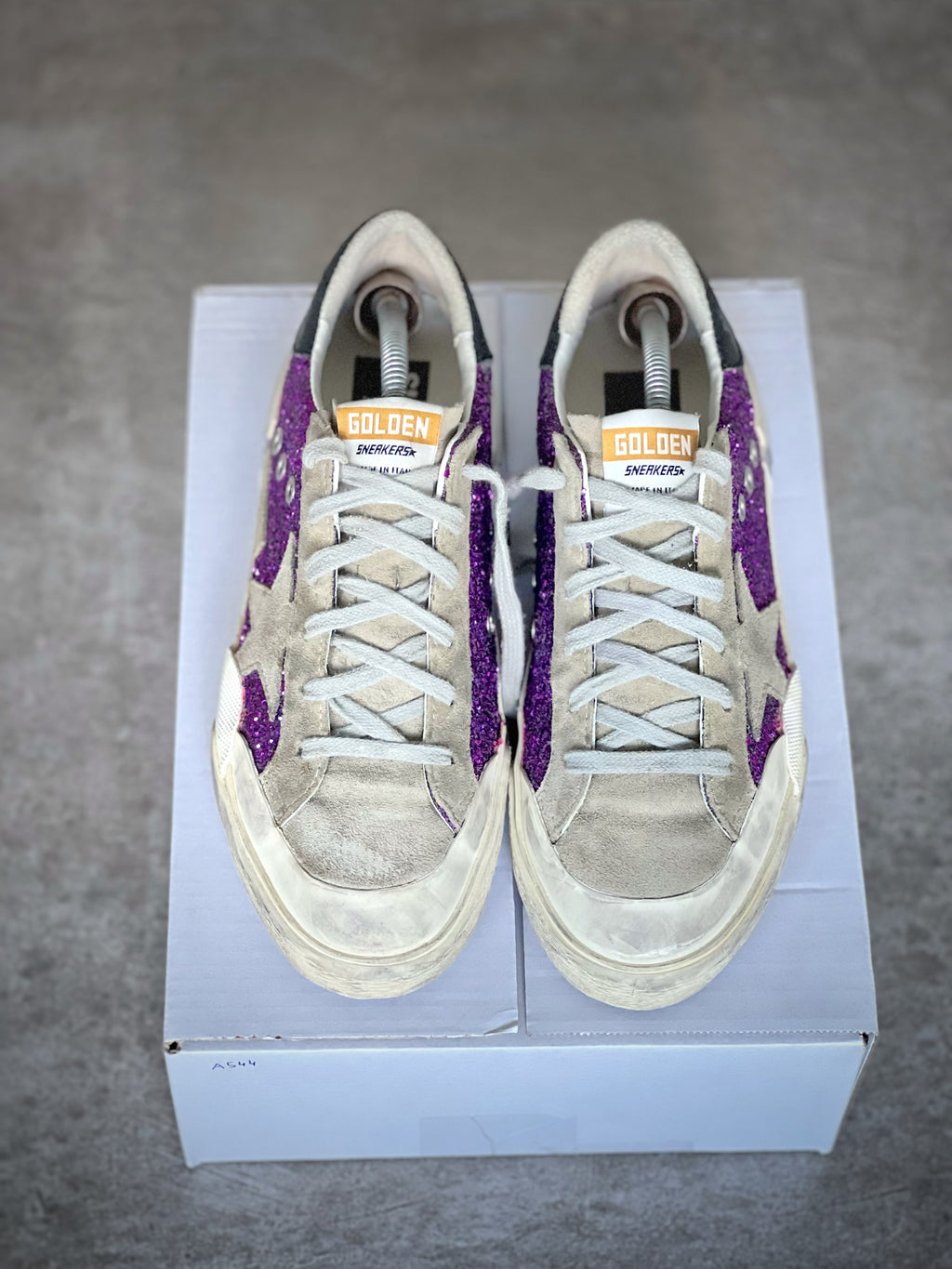 Talla 38 | Exclusive Superstar Golden Goose Purple Metallic