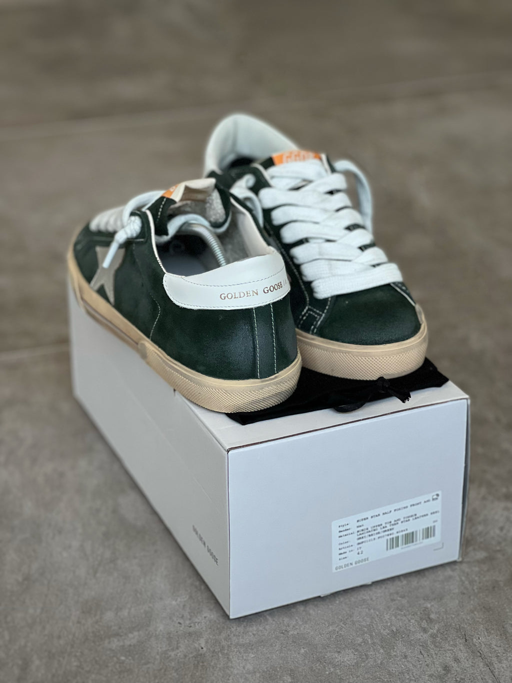 Talla 42 | Golden Goose Superstar Man Green New Collection