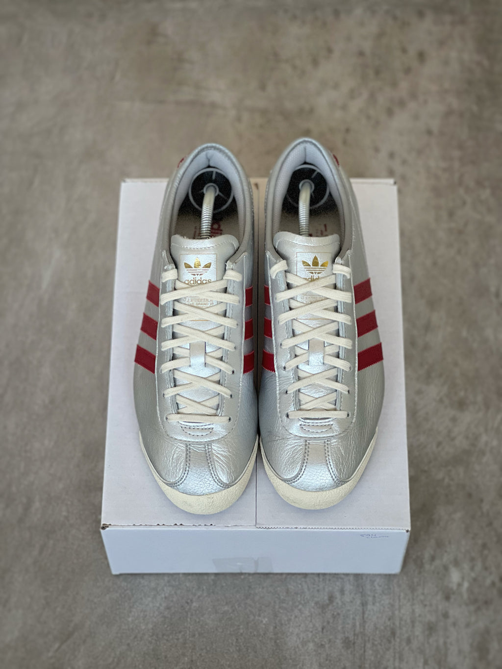 Adidas Italia Silver & Red