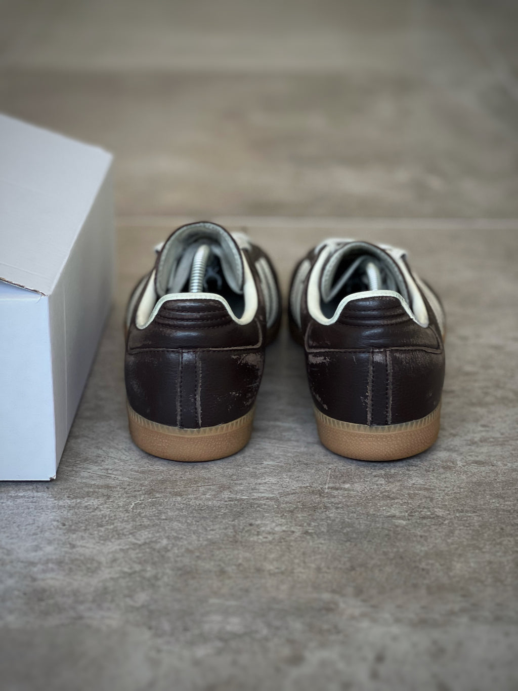 Talla 44 | Adidas Samba Brown & White Man