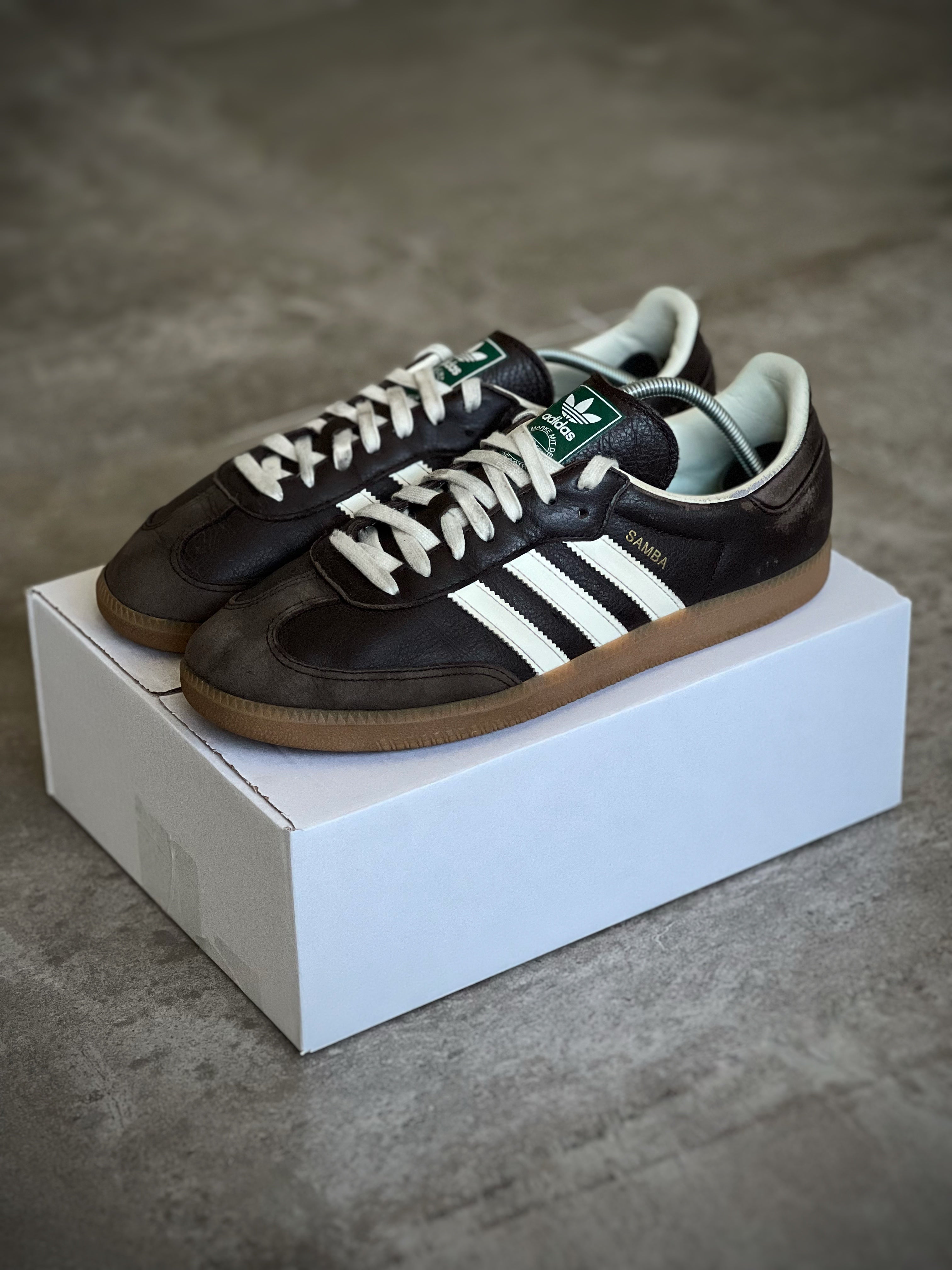 Talla 44 | Adidas Samba Brown & White Man