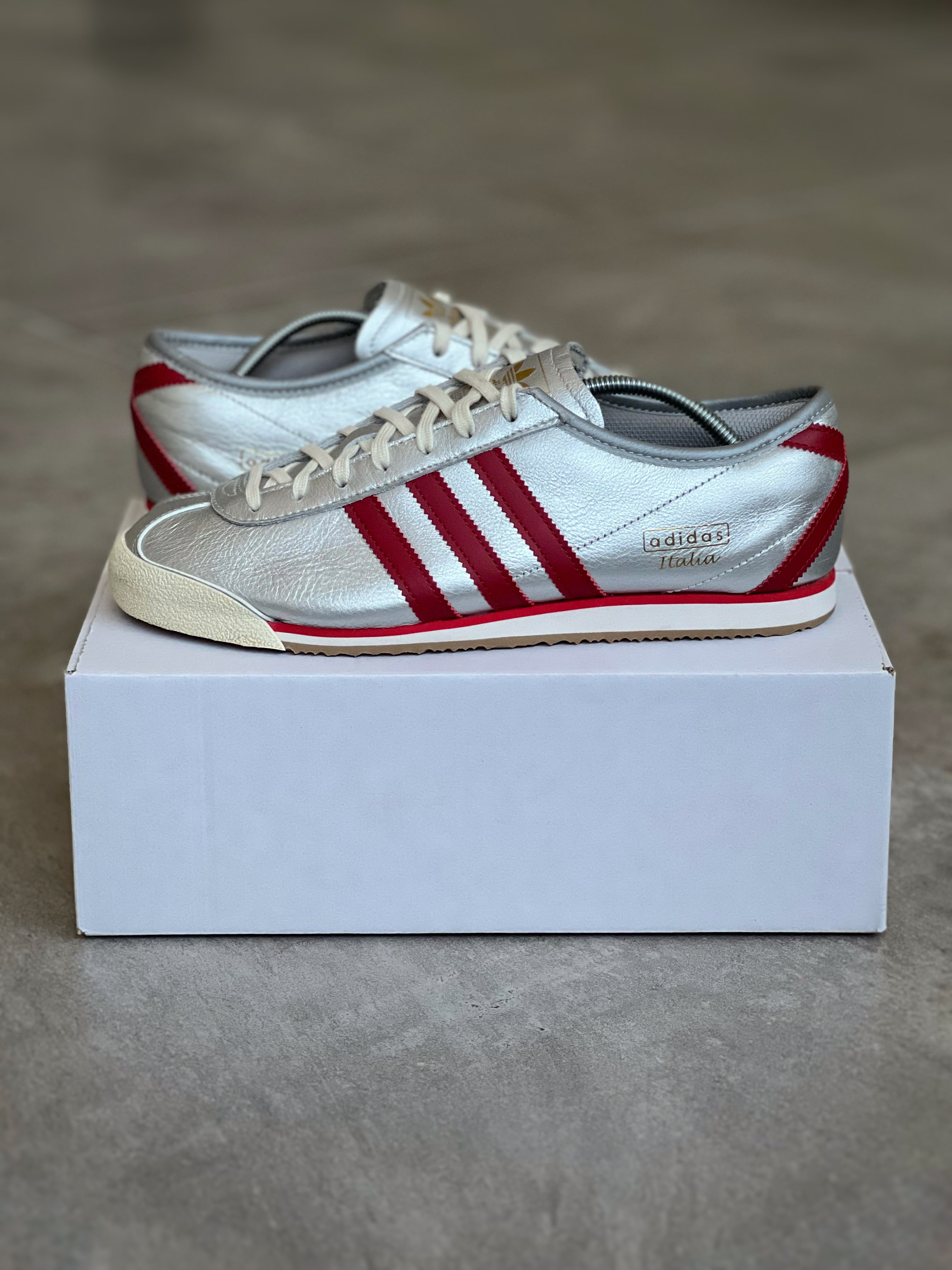 Adidas Italia Silver & Red