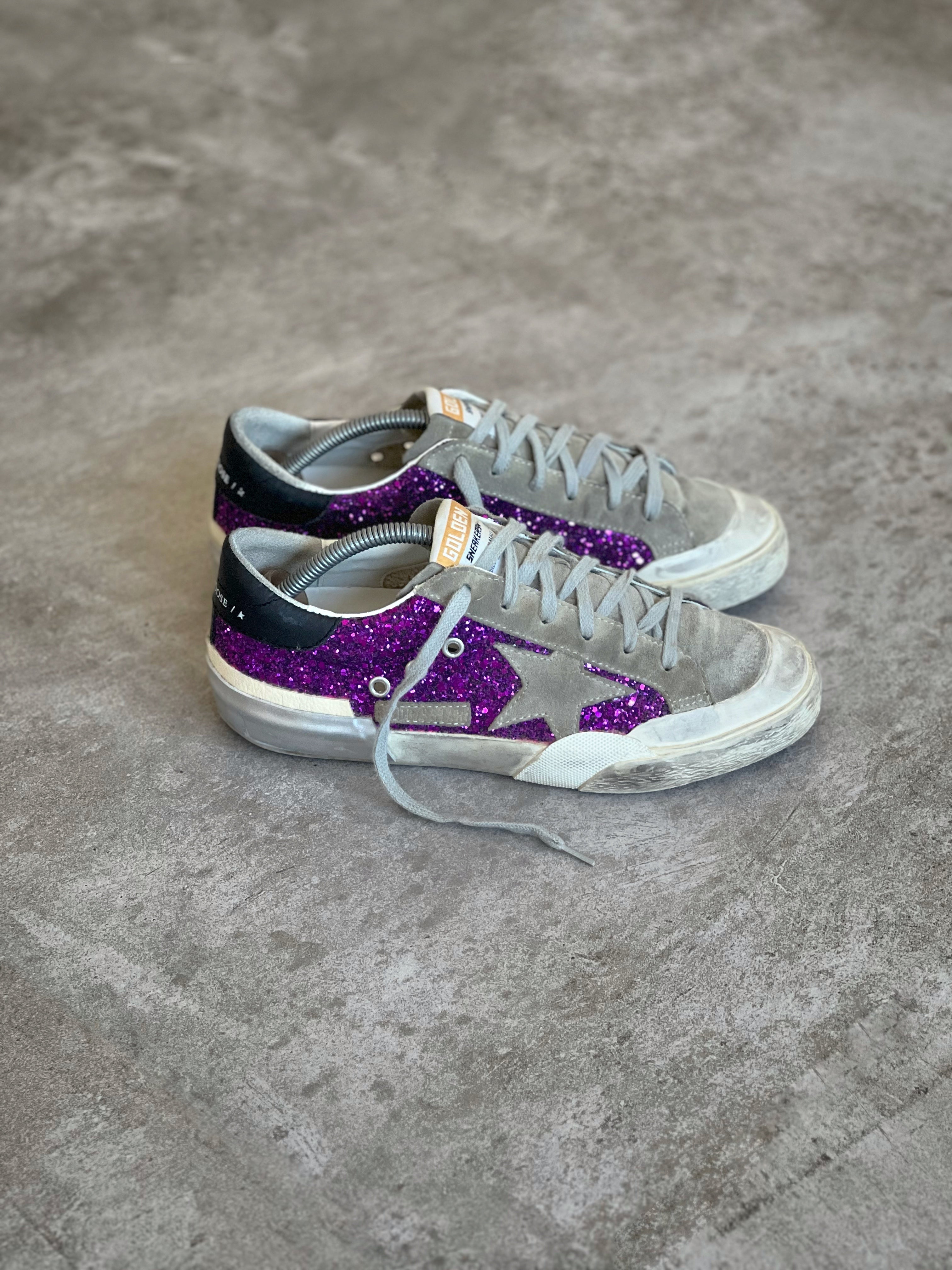 Talla 38 | Exclusive Superstar Golden Goose Purple Metallic