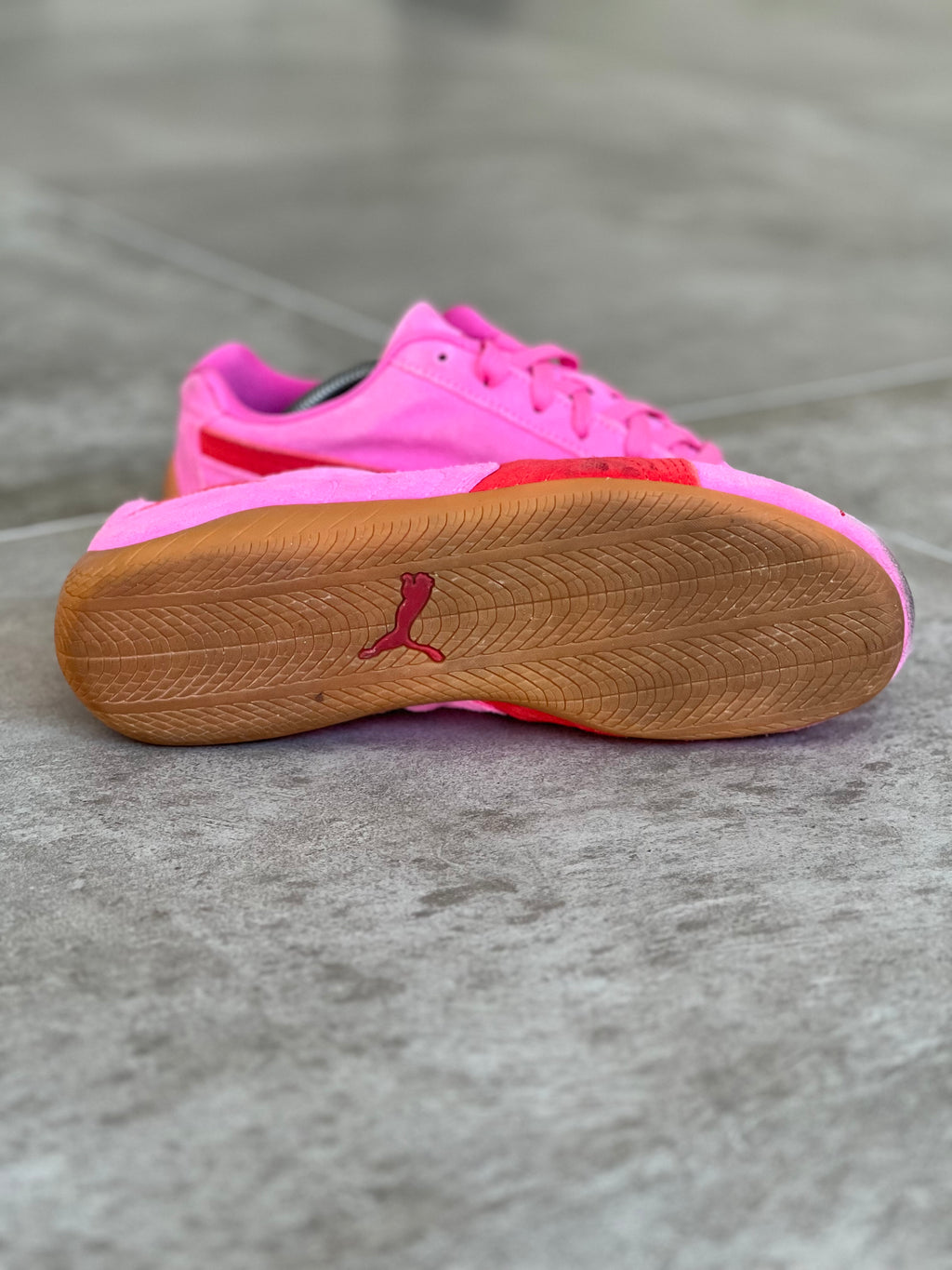 Talla 39 | Puma Speedcat Retro Style Woman Pink and Red