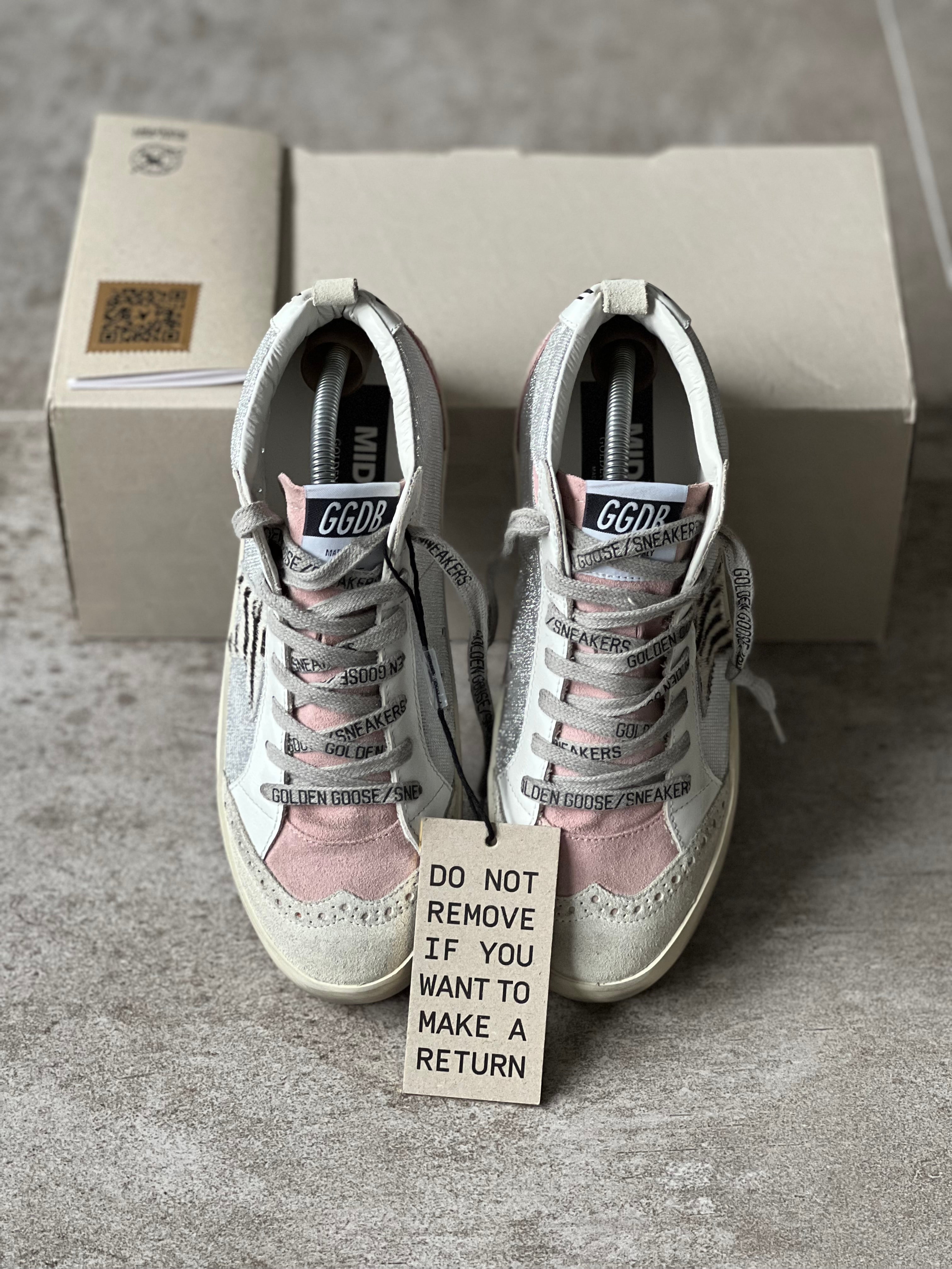 Talla 37 | Golden Goose Mid Star Animal Print Limited Edition