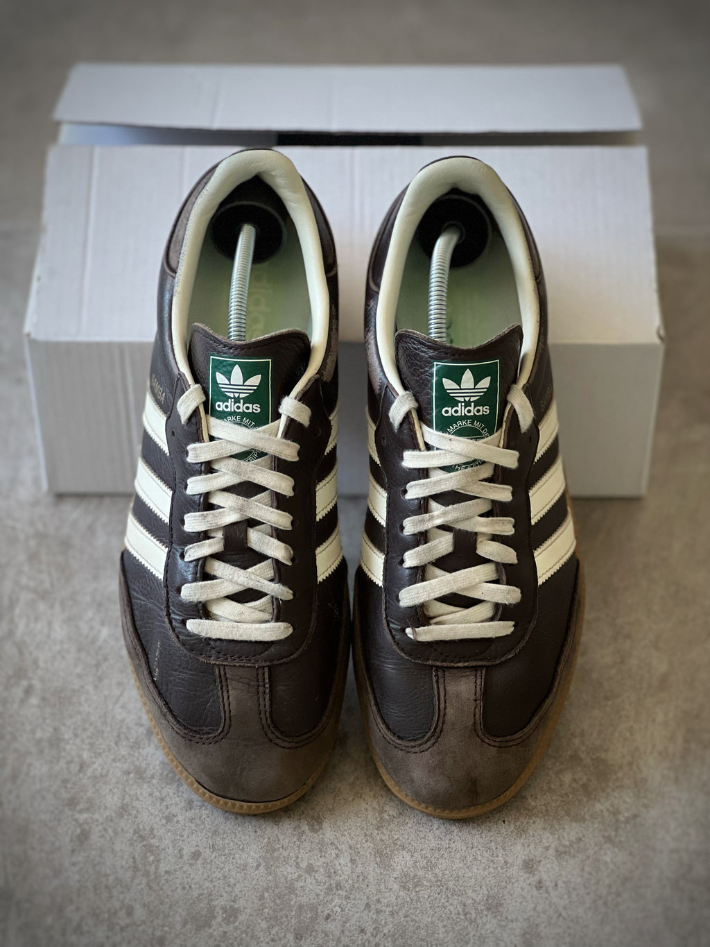 Talla 44 | Adidas Samba Brown & White Man