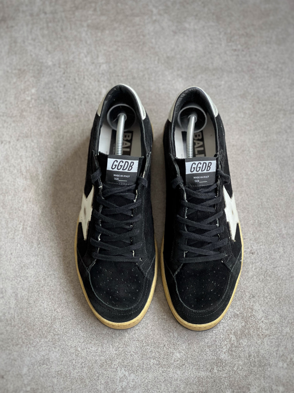 Golden Goose Ball Star Black & White Vtg
