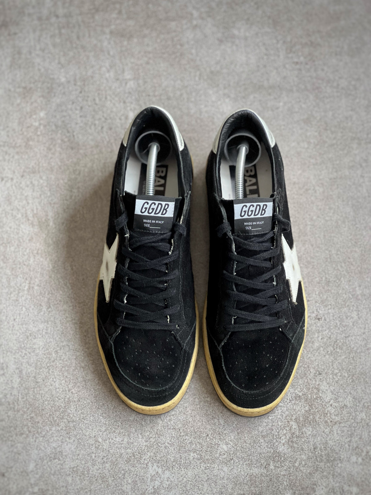 Golden Goose Ball Star Black & White Vtg