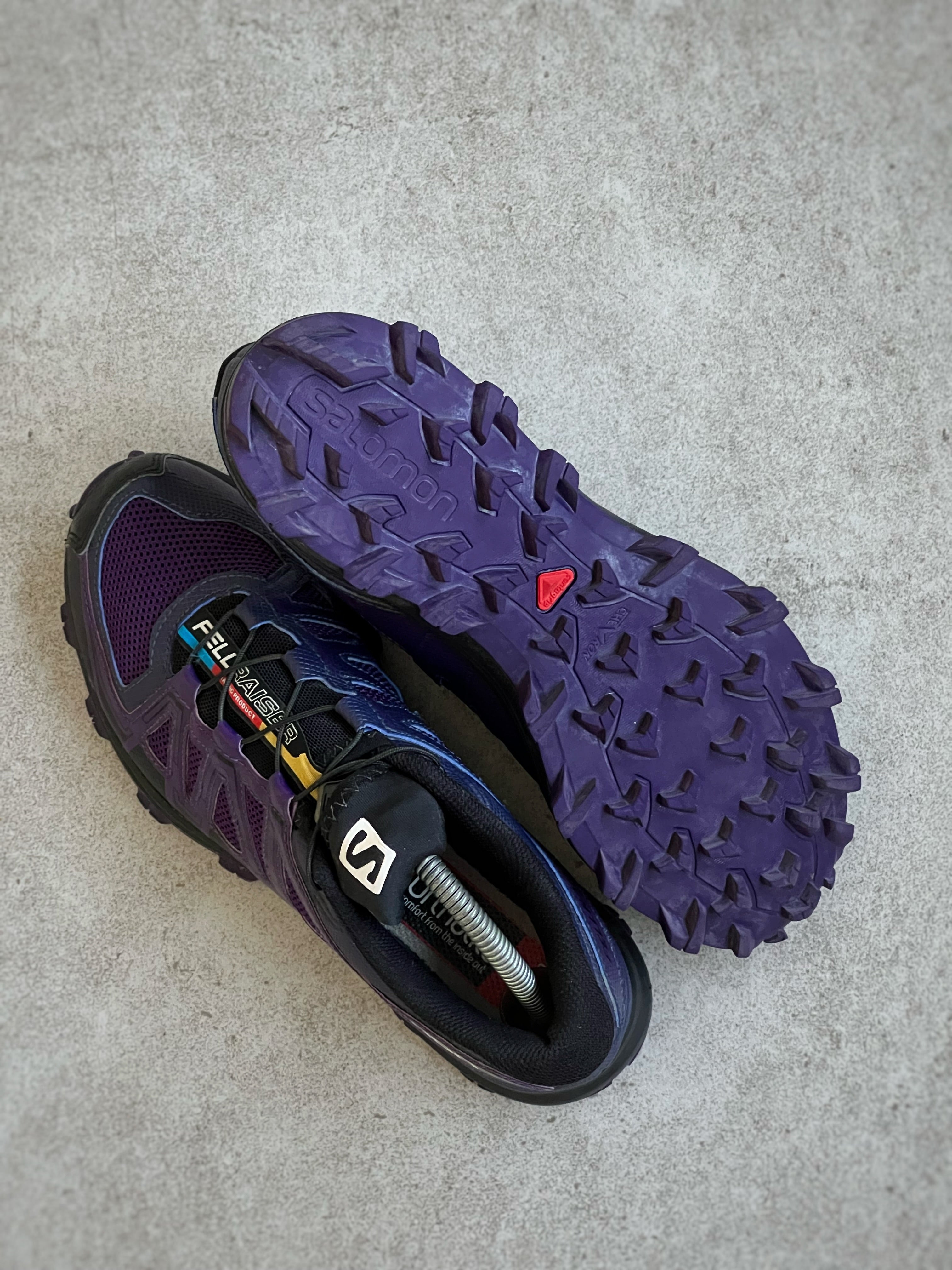 Purple Salomon Trail Running Pro Woman