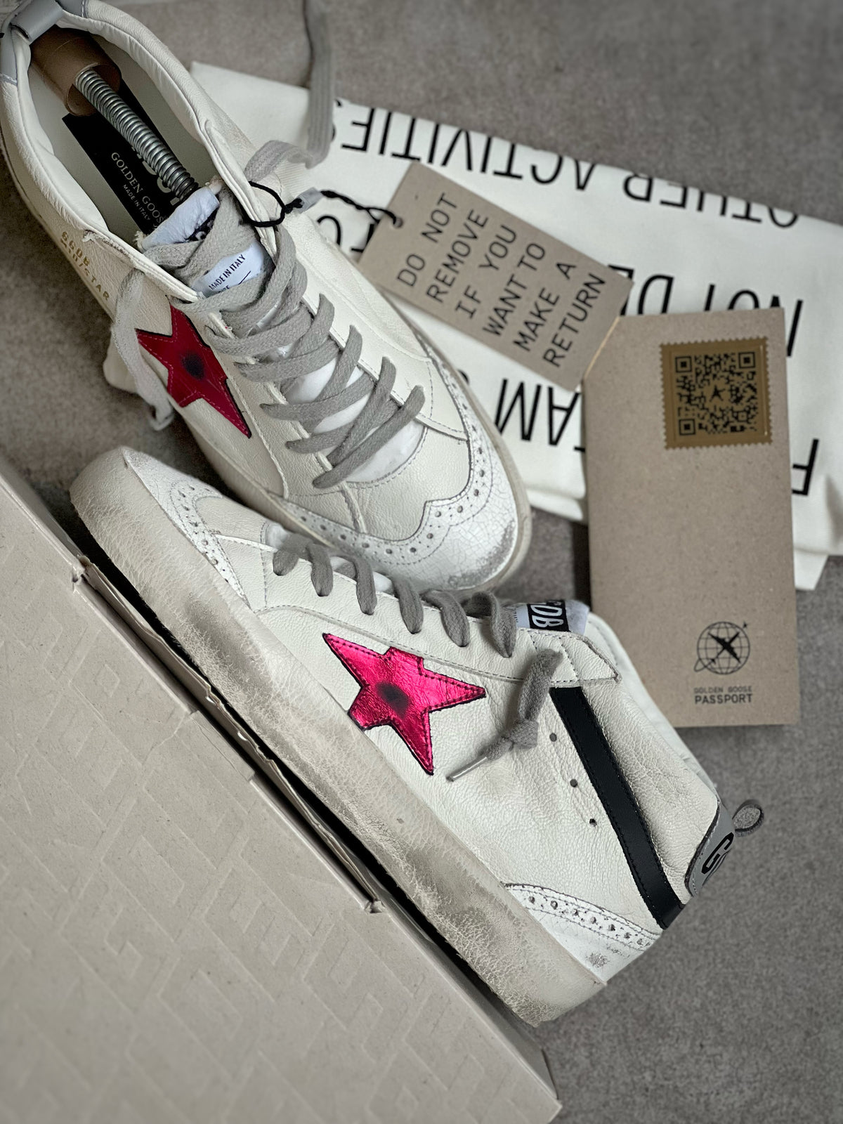 Golden Goose Mid Star Bota "You are my sunrise"